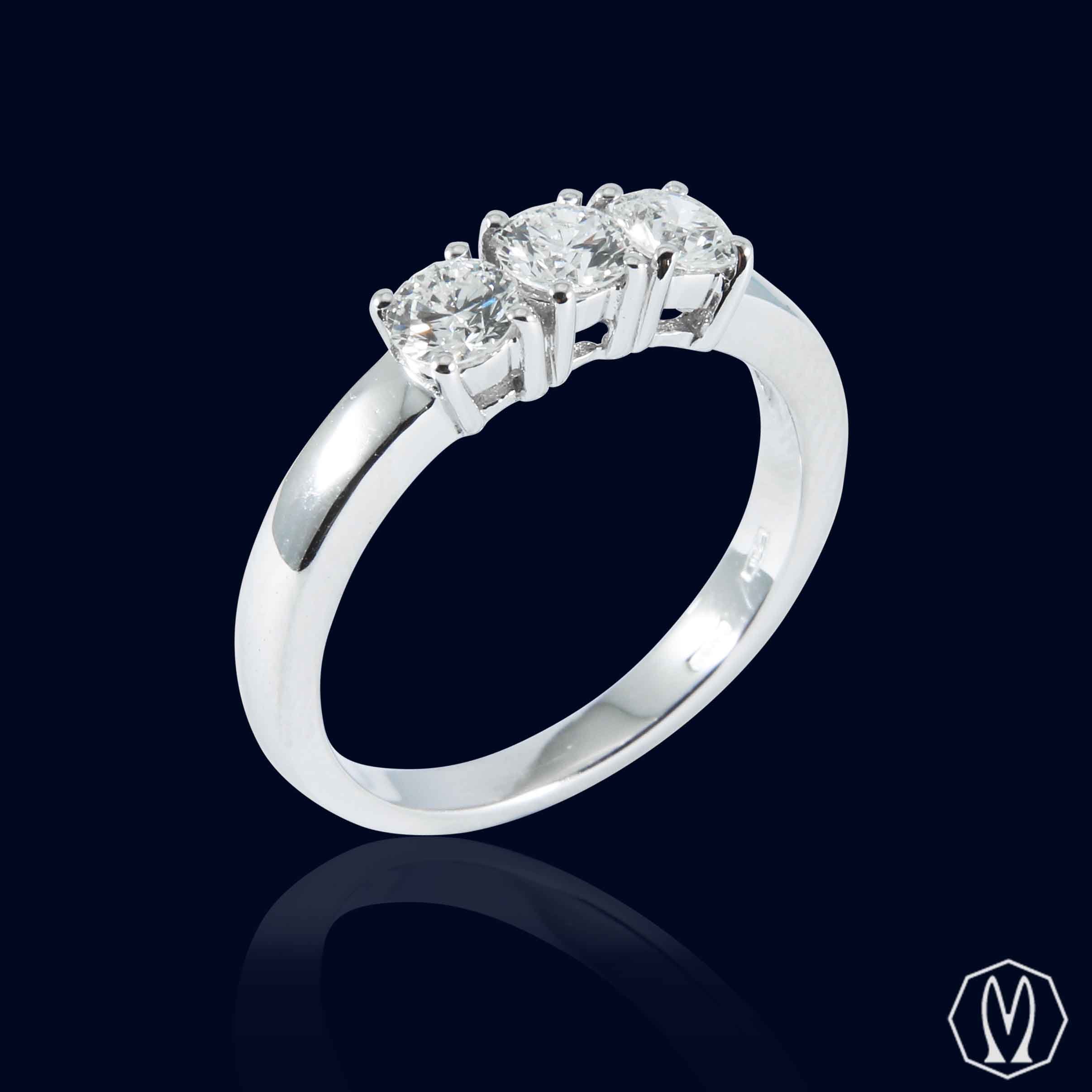 Trilogy Oro 18kt Diamanti ct 0,70