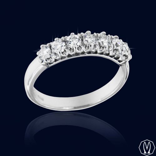 Riviera a 7 Diamanti Oro 18kt