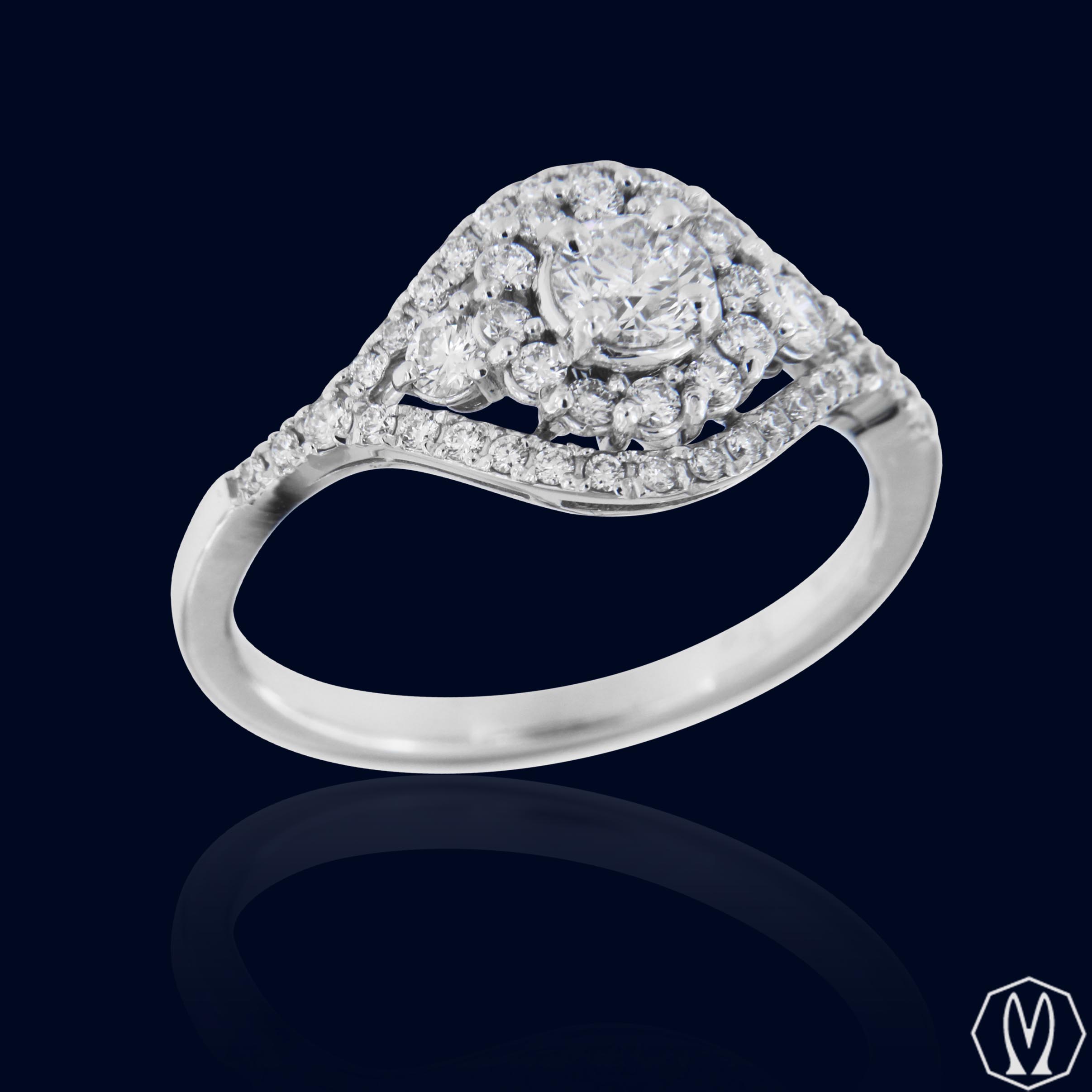 Anello Diamanti Oro 18kt