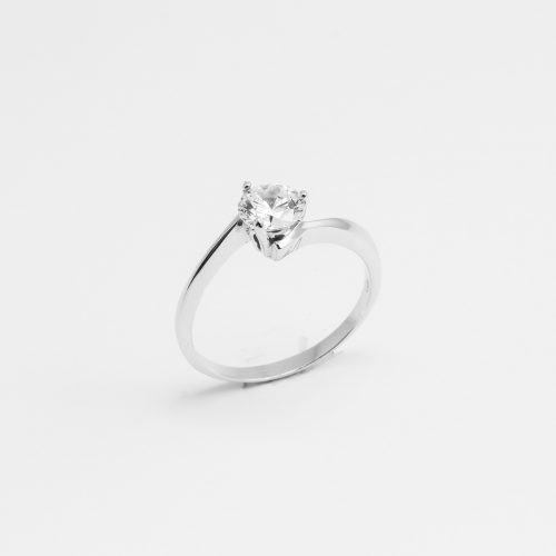 Solitario Oro 18kt e Zircone
