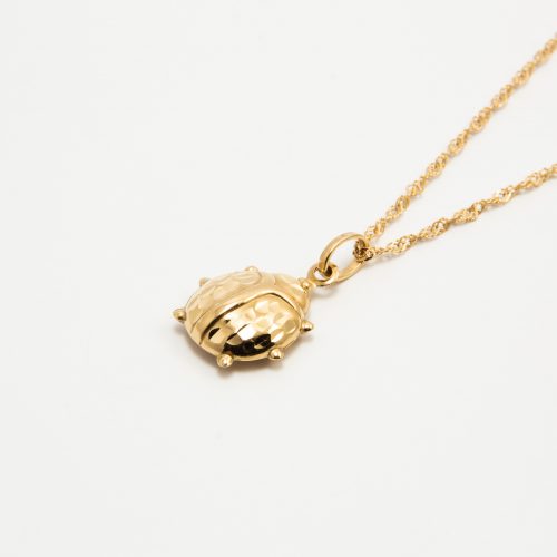 Ciondolo Coccinella In Oro 18kt