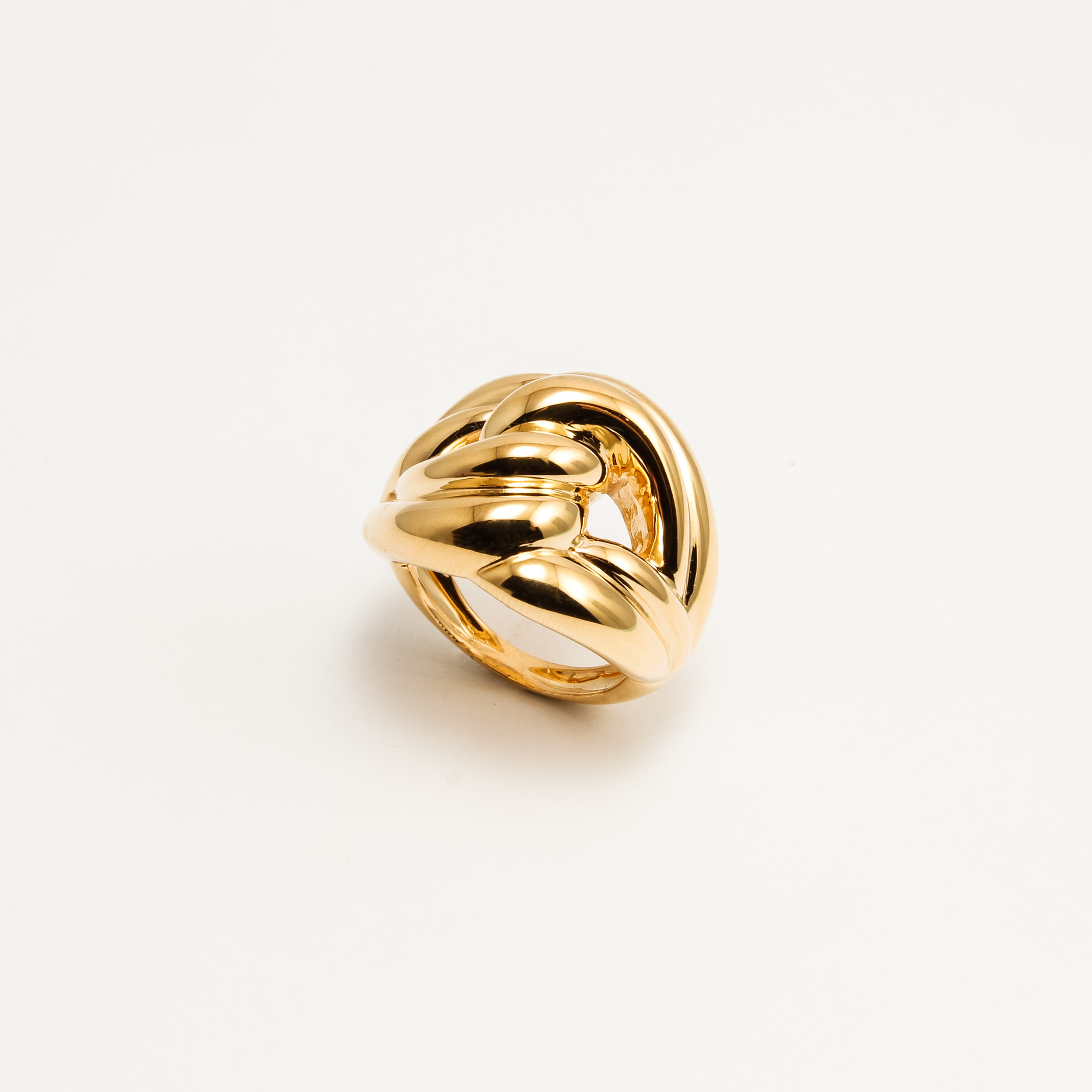 Anello Gioielli 18 Carati Anello Nodo Oro 18kt Gioielleria Marchi