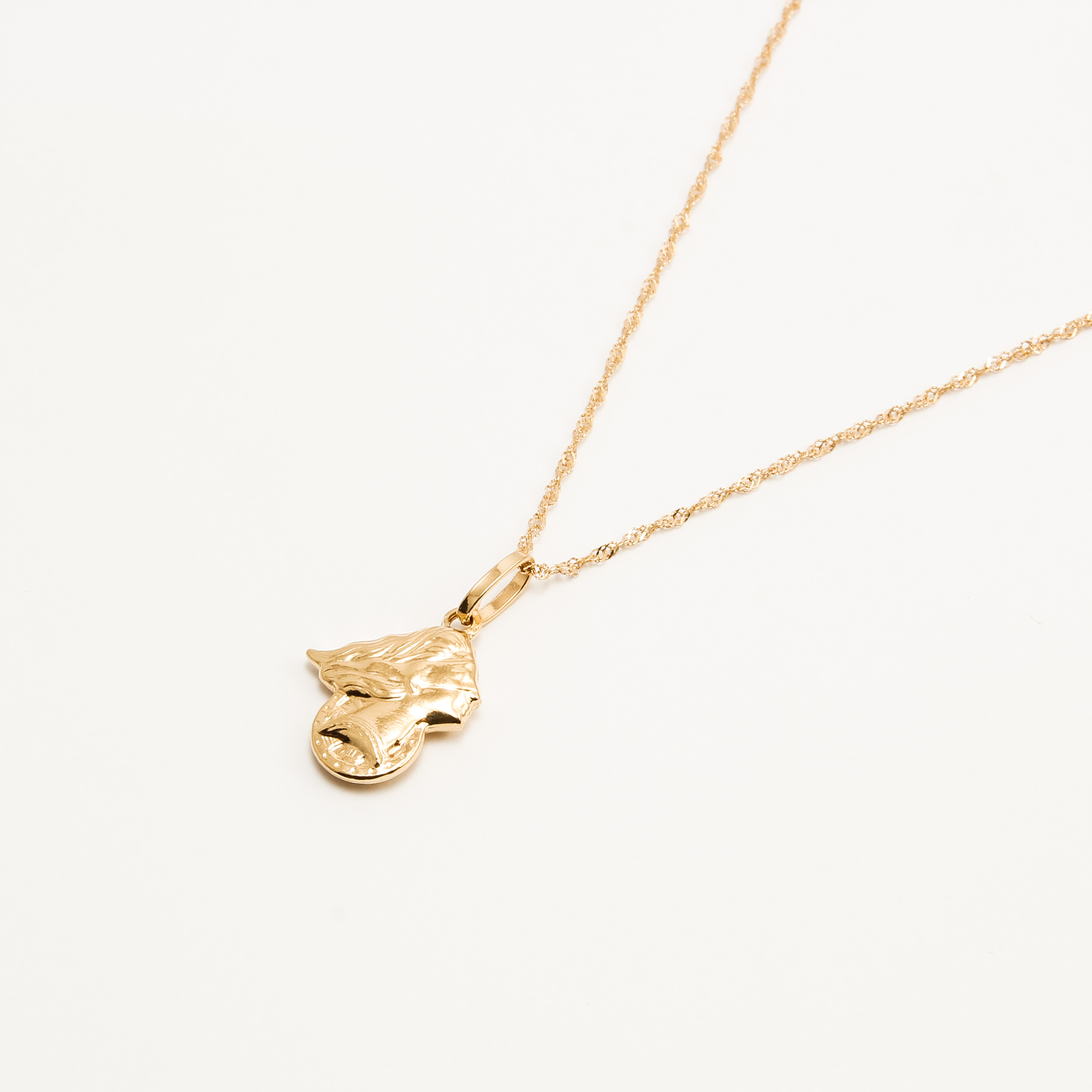 Ciondolo Dea Bendata Oro 18kt