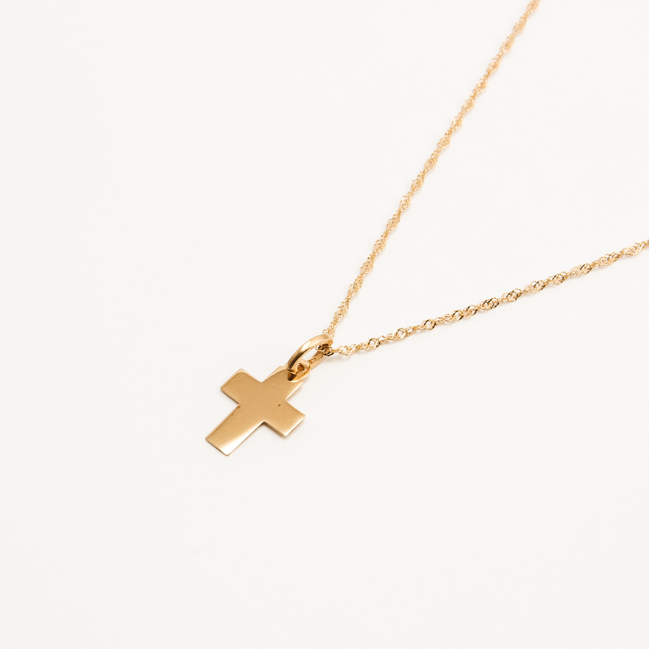 Ciondolo Croce Oro 18kt