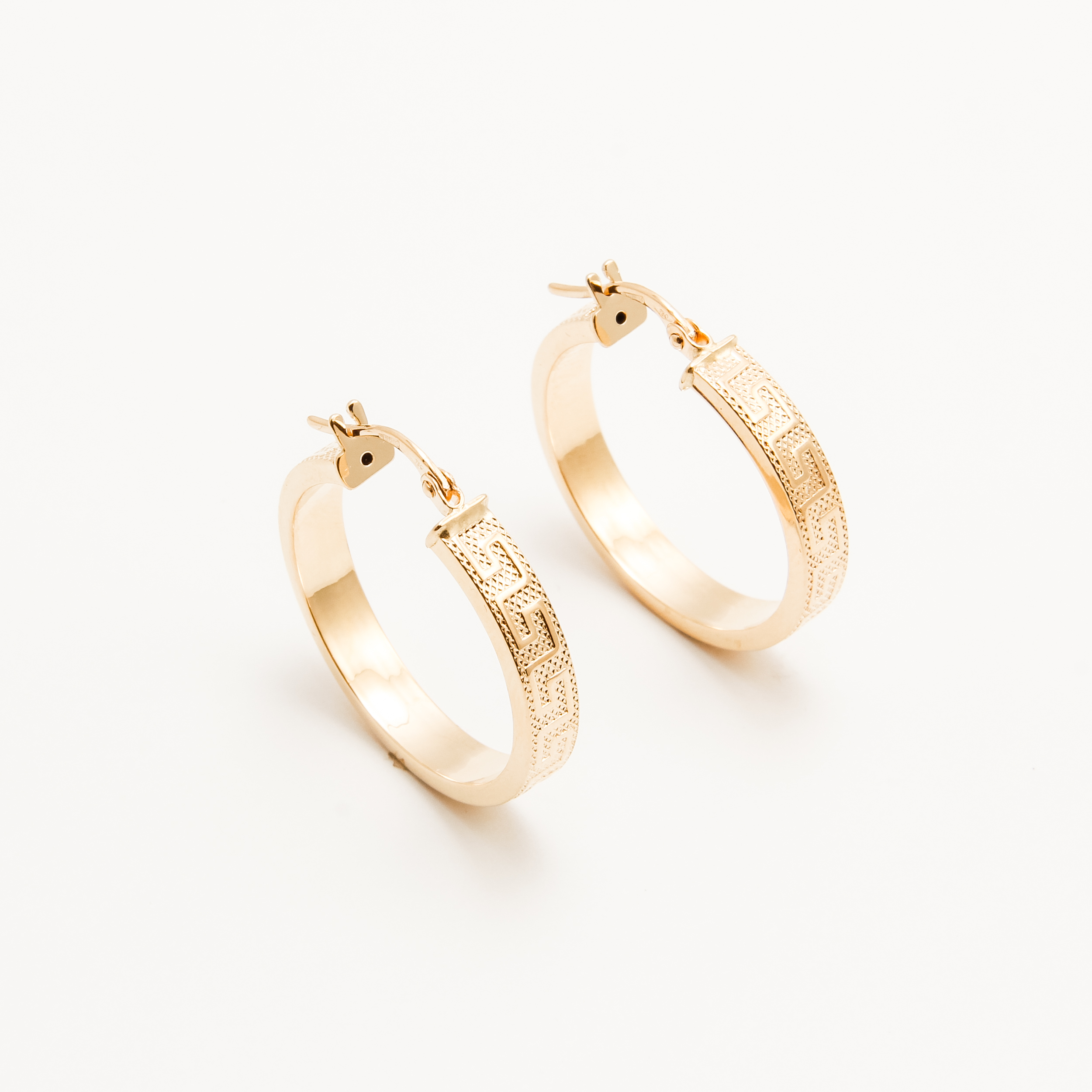 Orecchini Greca Oro 18Kt 2cm