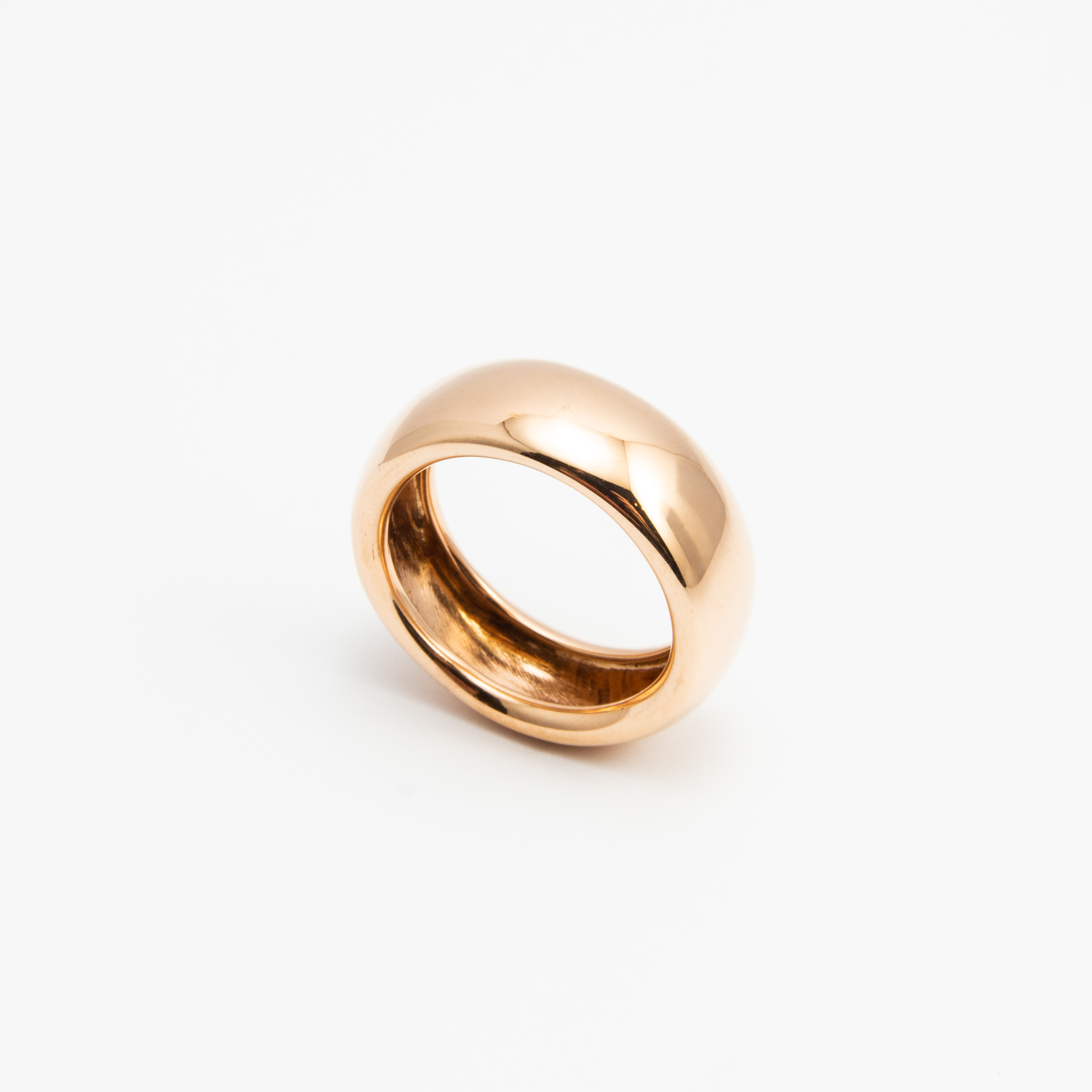 Anello Fascia In Oro 18 Kt