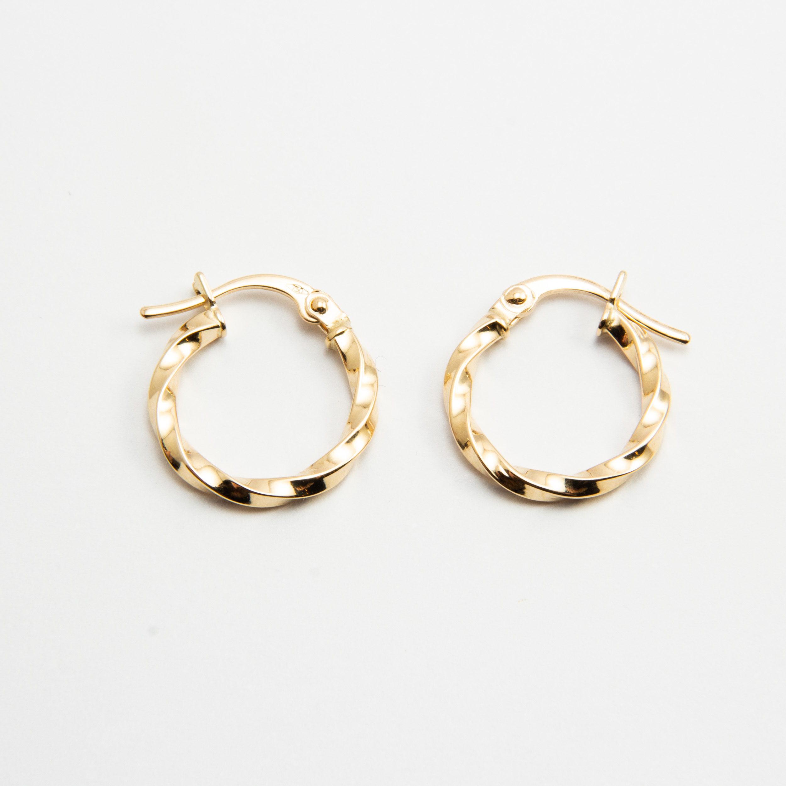 Orecchini Torchon Oro 18Kt &Oslash; 1,4