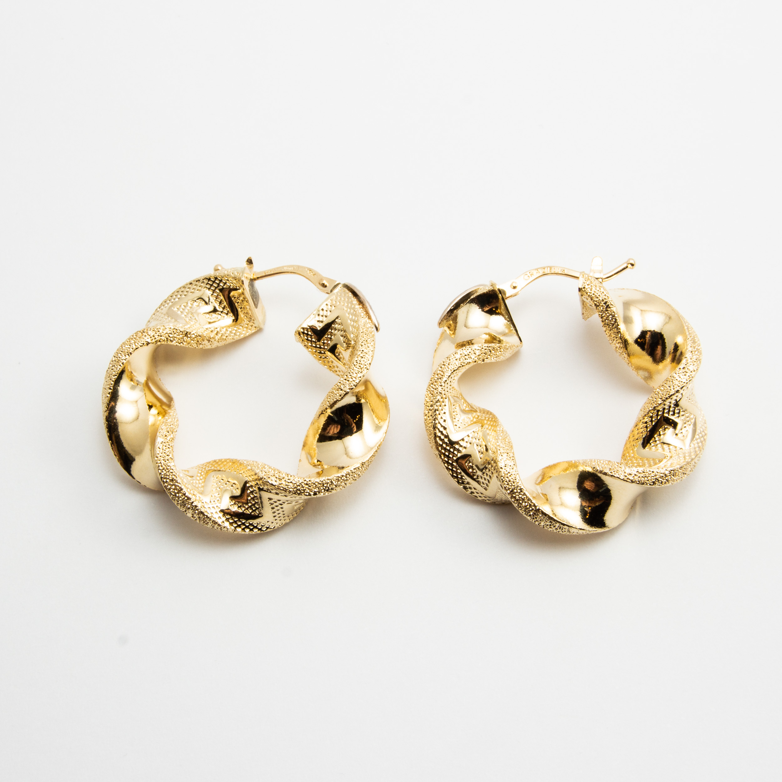 Orecchini Torchon Oro 18Kt