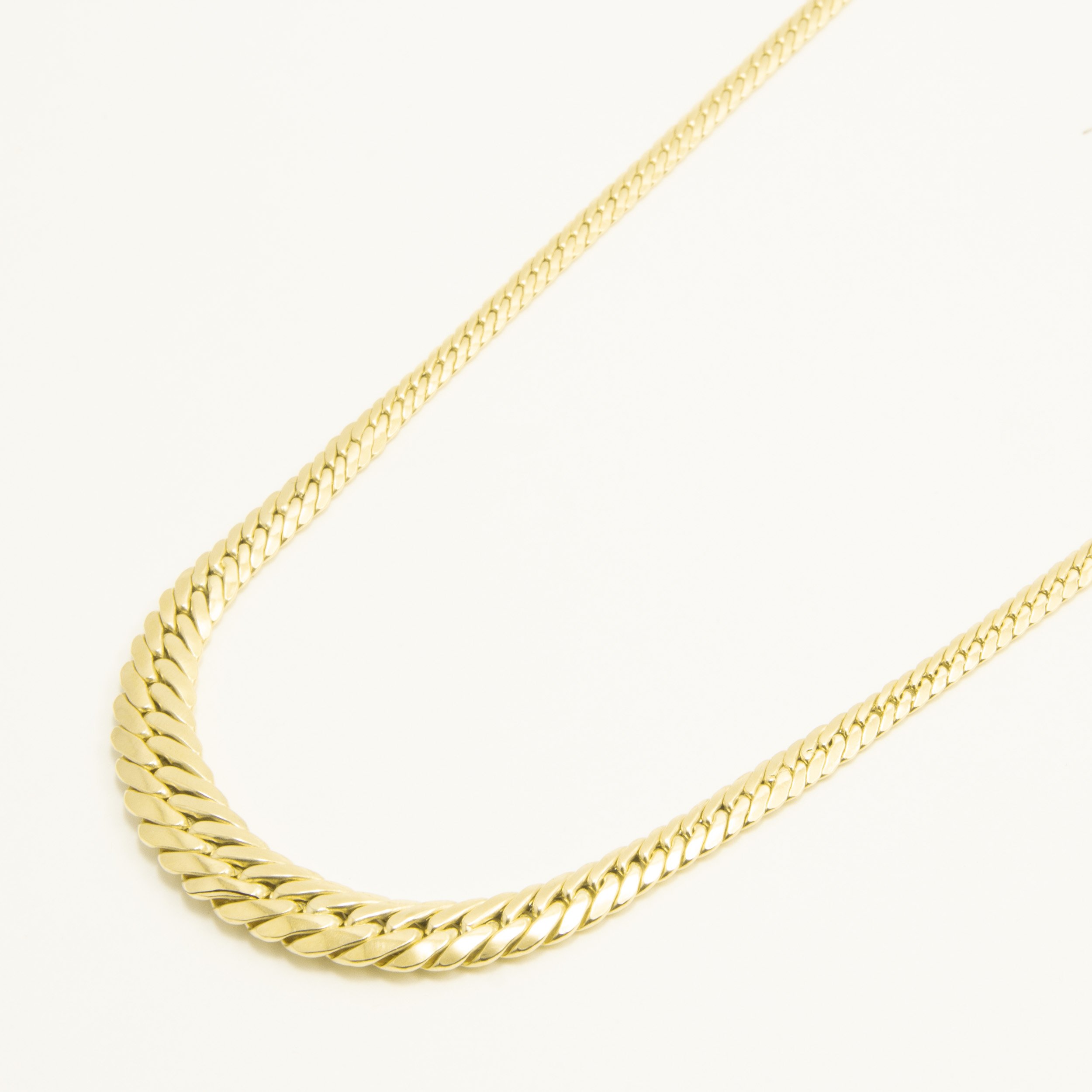 Girocollo Spiga a Scalare In Oro 18kt