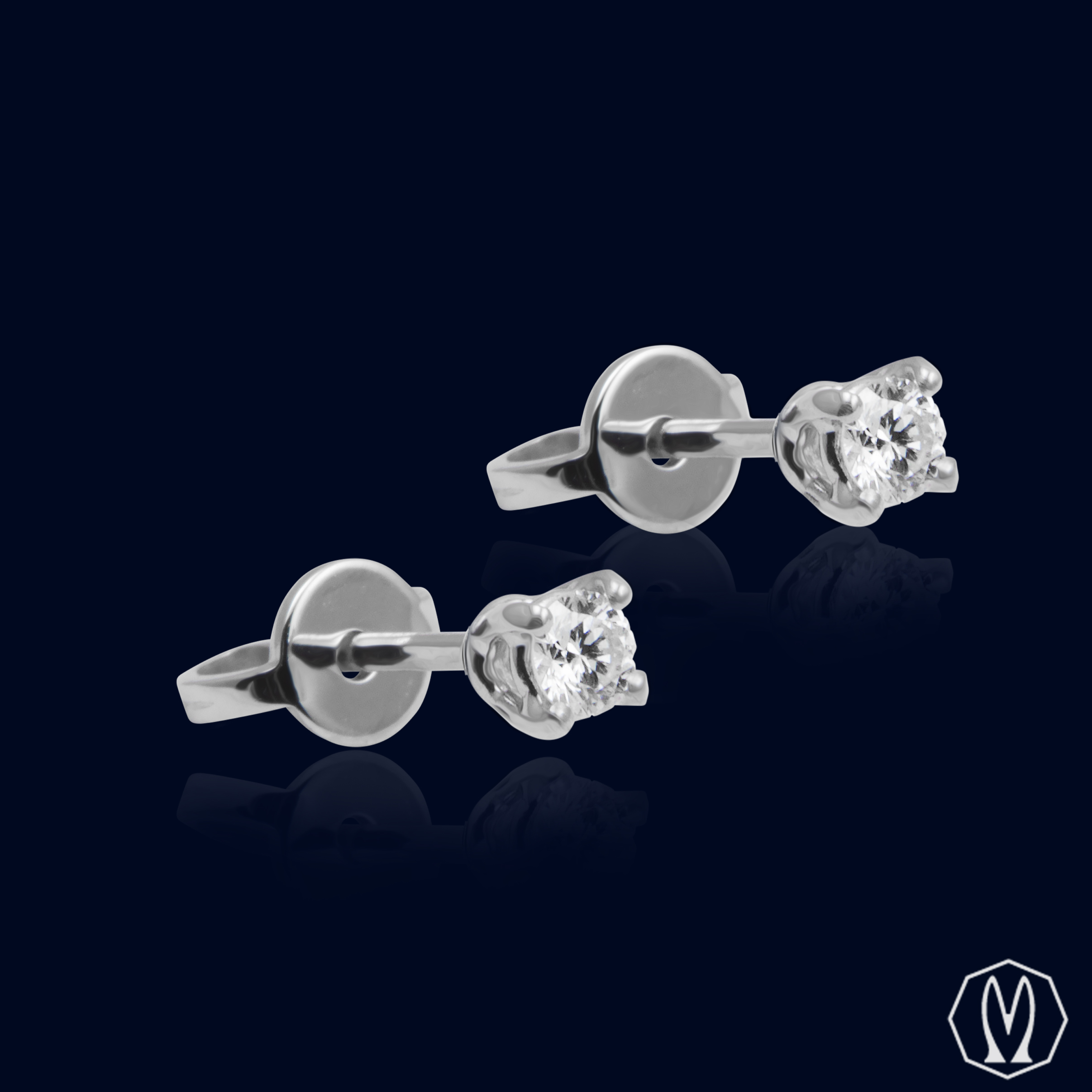 Orecchini Oro 18kt e Diamanti Ct 0,14