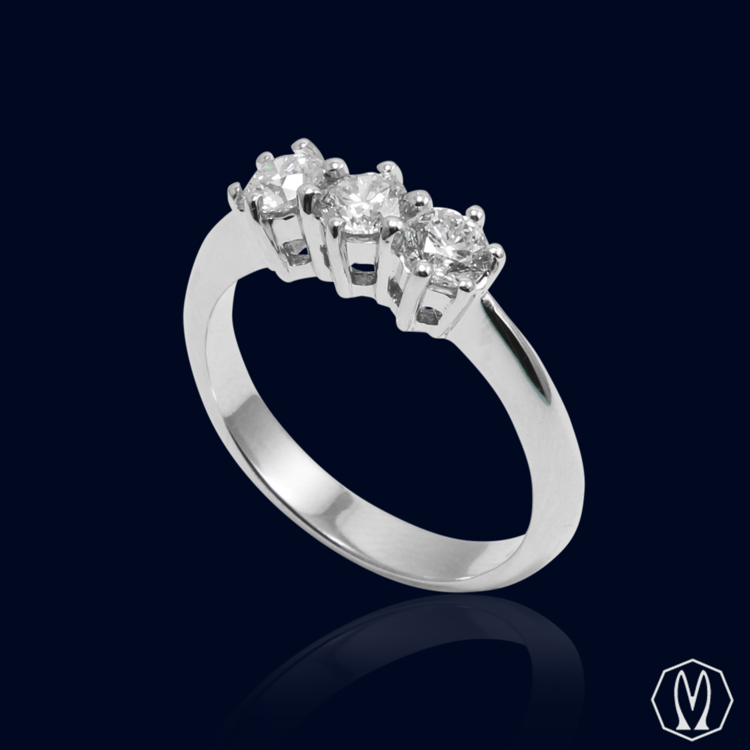 Trilogy Diamanti Ct 0,94 Oro 18kt
