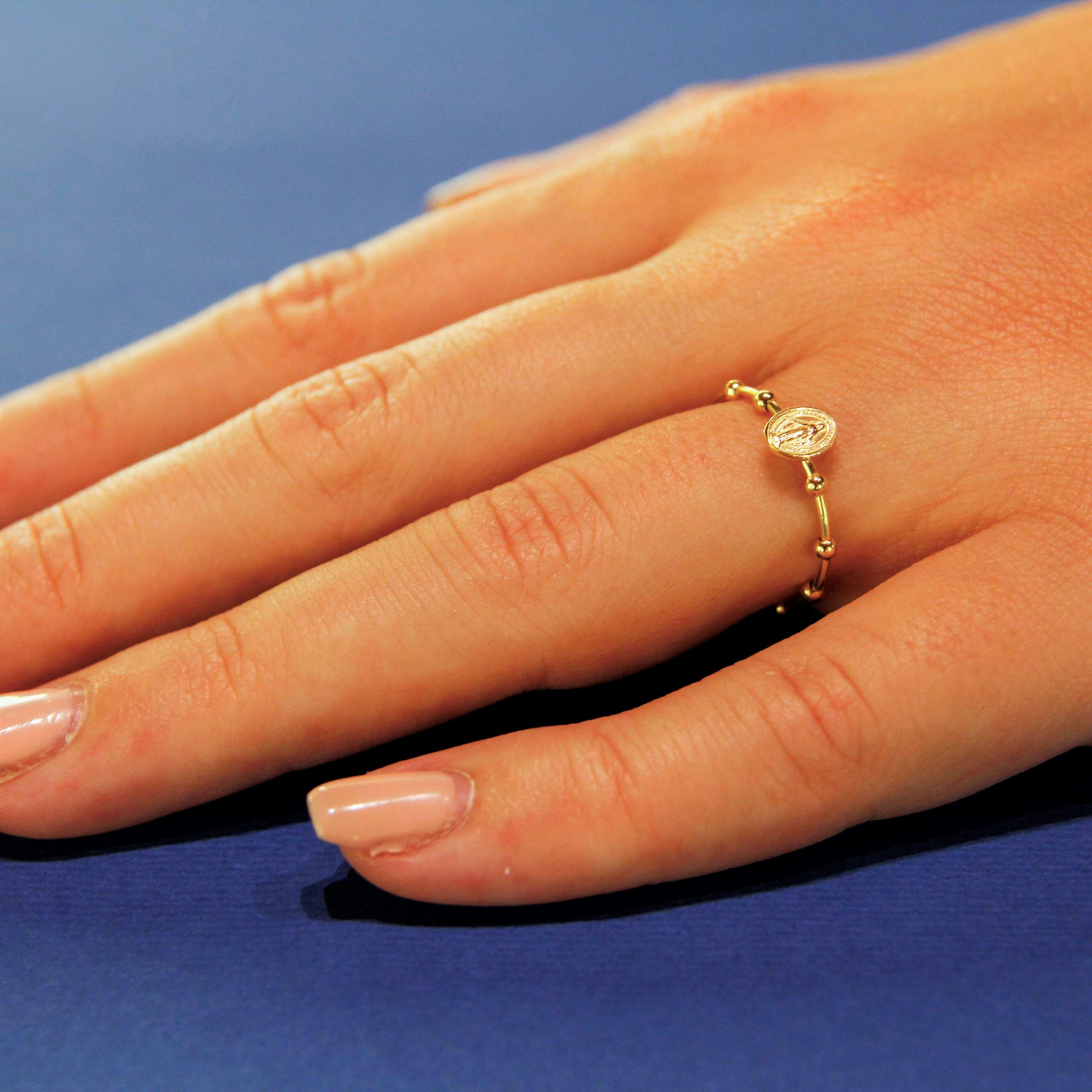 Anello Rosario Oro 18kt Gioielleria Marchi Carlo