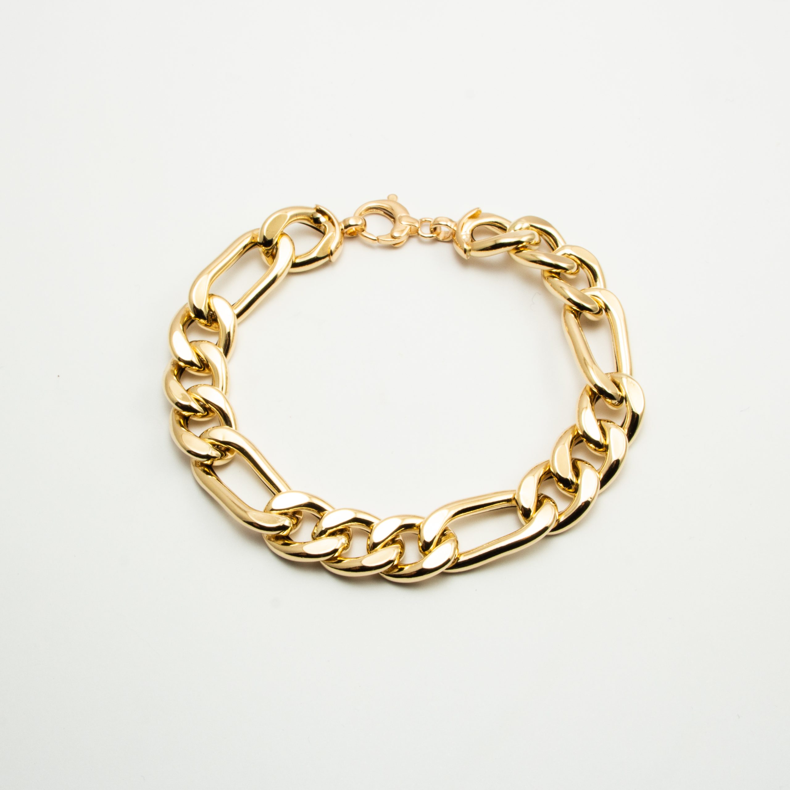 TELAIN Bracciali Donna Gioielli Oro, Set da 3 Bracciali in Oro 18K, Set di Bracciali Eleganti e Ipoallergenici per Donne, Ideale Come Regalo