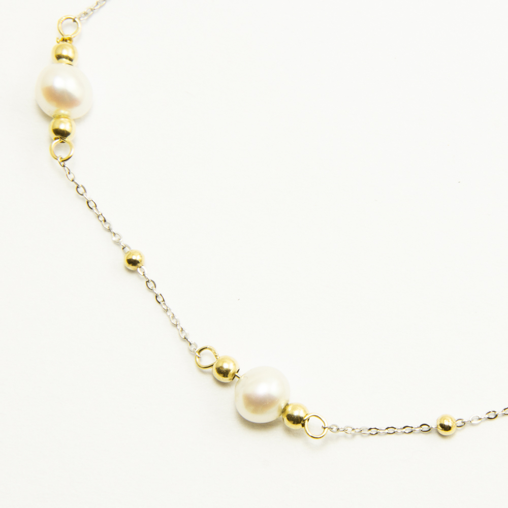 Aobei Pearl Bracciale Rigido Aperto Placcato Oro 18K - Largo 3cm, Regolabile Da 5,4 A 6,2 Cm, Design Martellato Texture Oro - Gioiello Minimalista Regalo Per Lei - 3