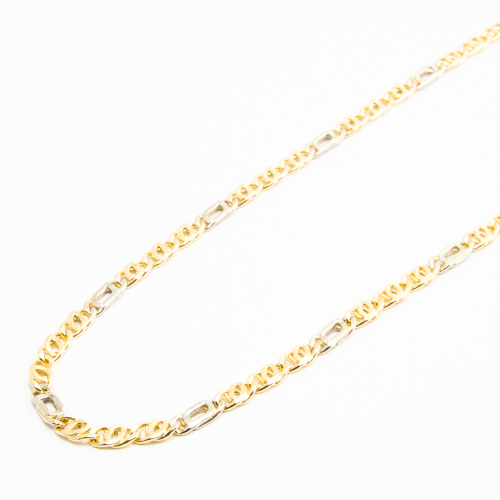 Catena Oro 18kt Bicolore cm 50