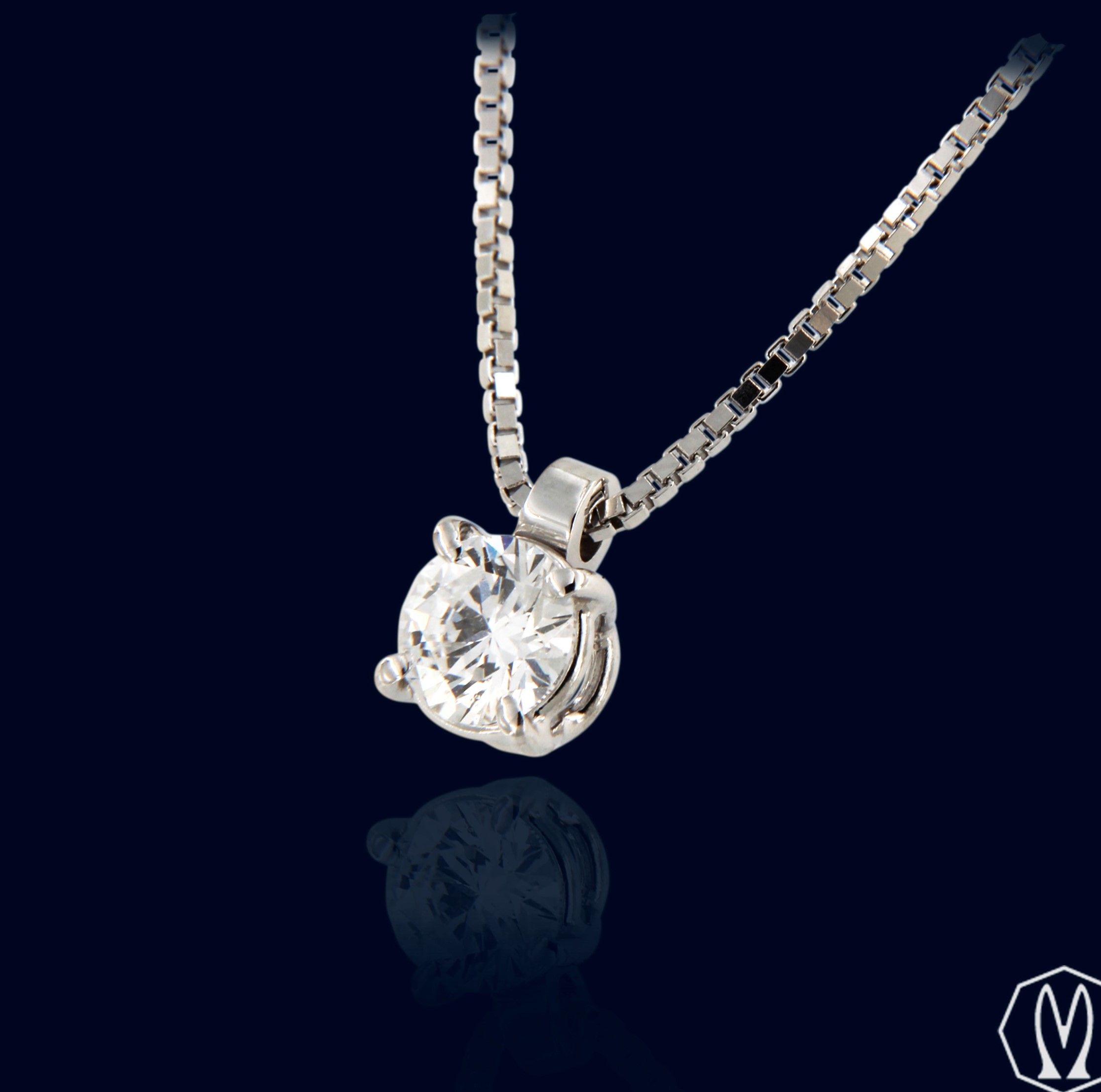 Girocollo Diamante GIA Ct 0.70 Oro18kt