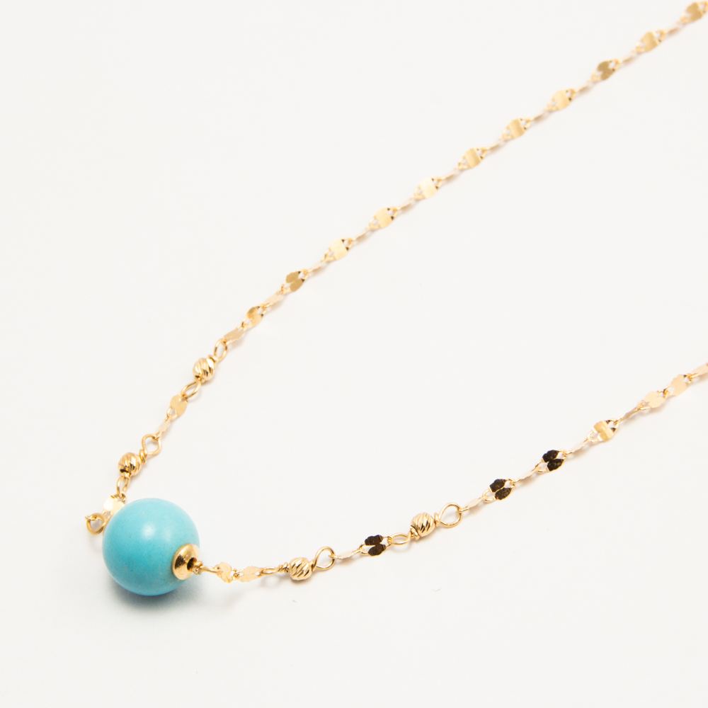 Girocollo Turchese Oro 18kt