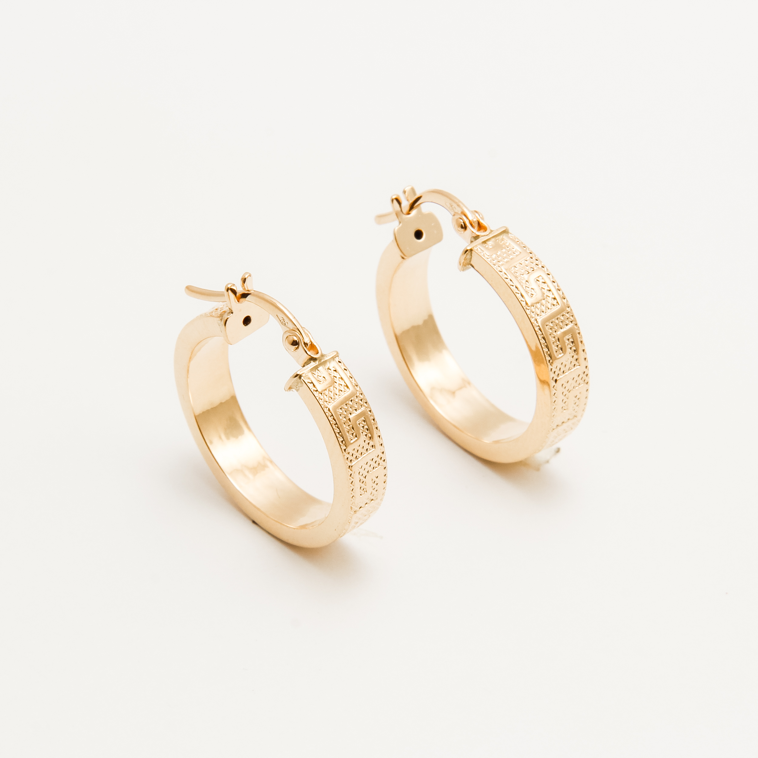 Orecchini Greca a Cerchio Oro18kt