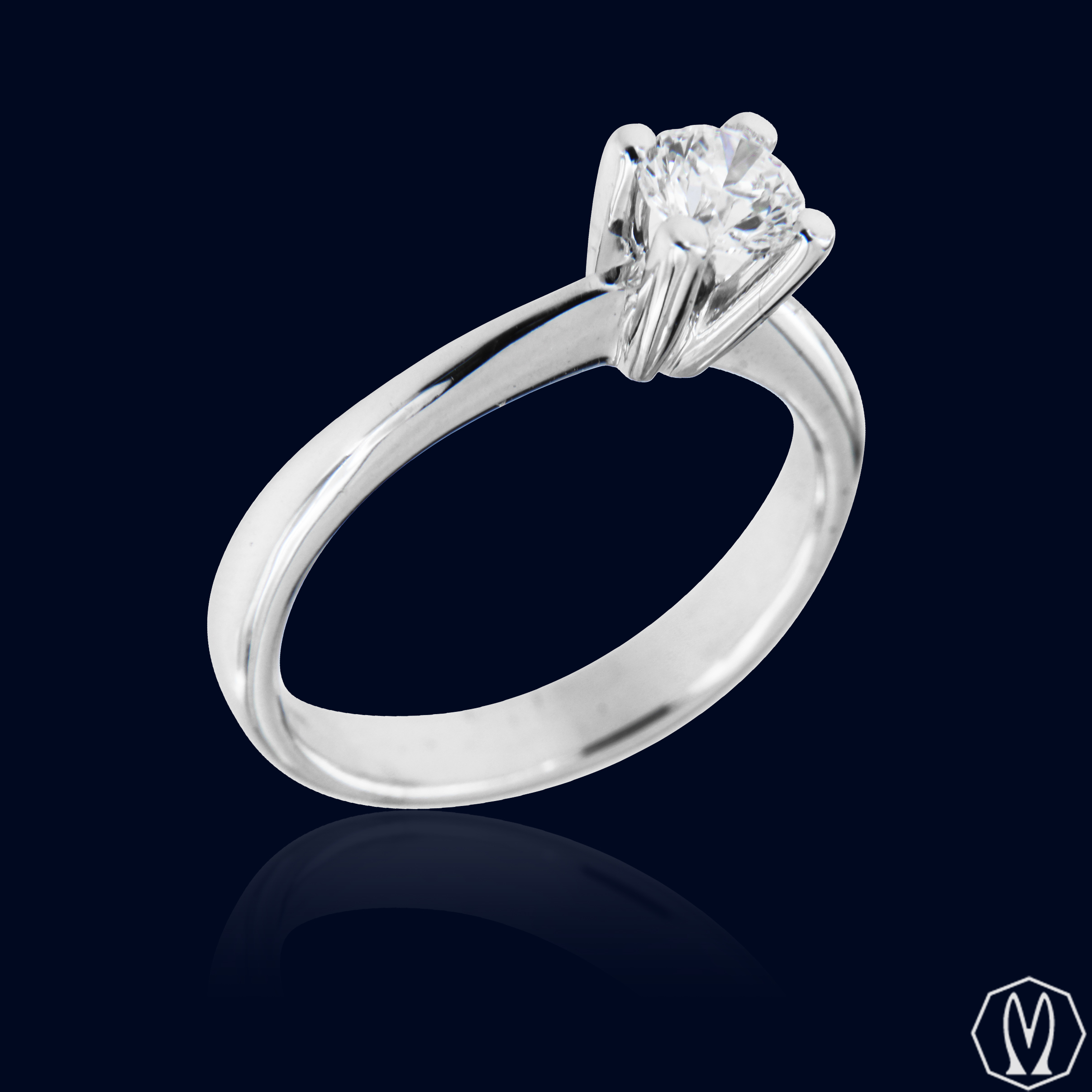 Solitario Diamante GIA ct 0,51