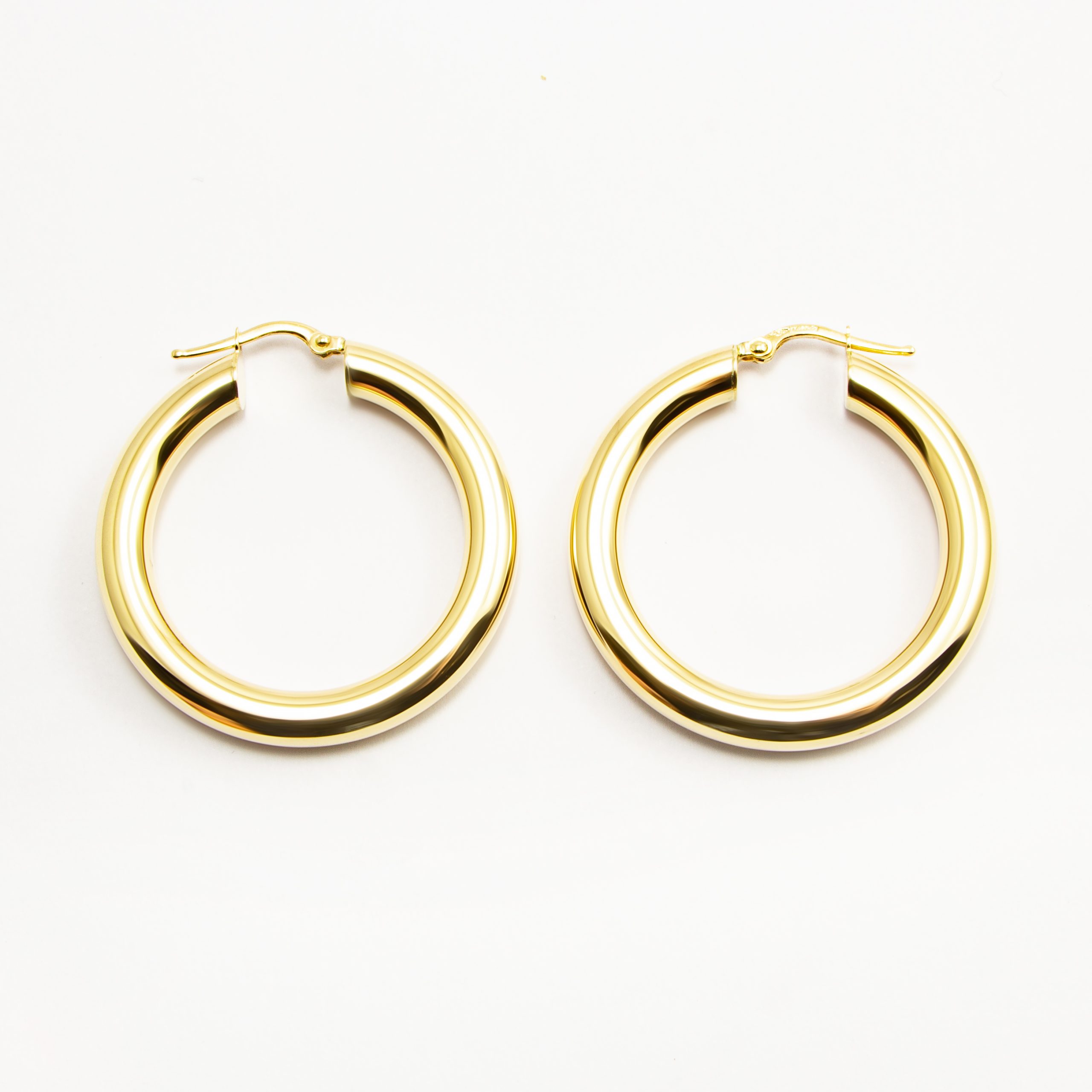 Orecchini Cerchio Oro18Kt cm 2,80