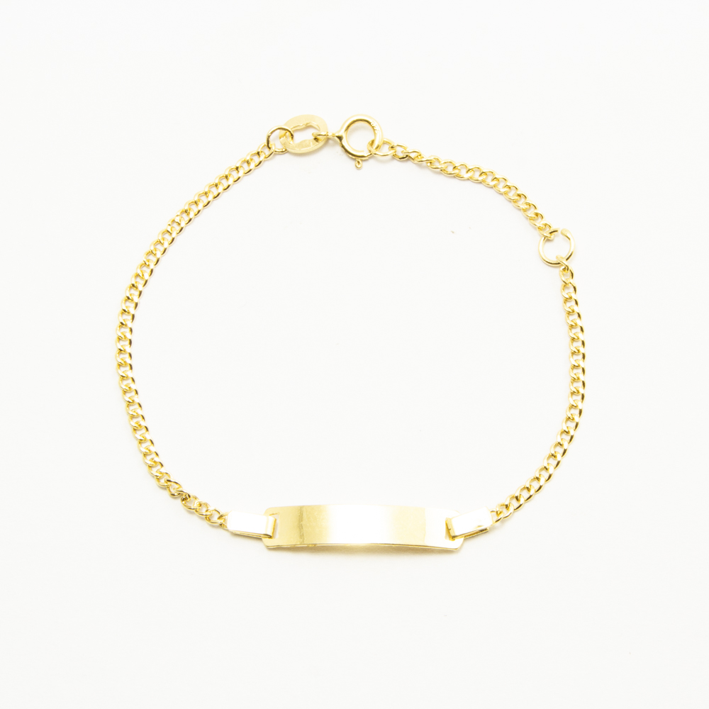 Bracciale Targa Bimbo/a Oro 18kt