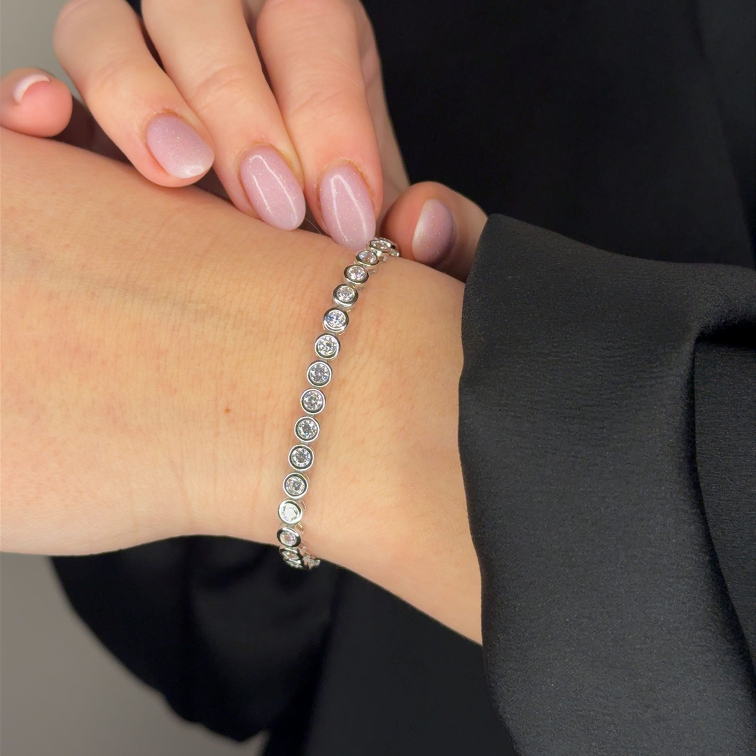 BRACCIALE TENNIS ARGENTO 925 E ZIRCONI | ORO ROMIO vendita on line gioielli