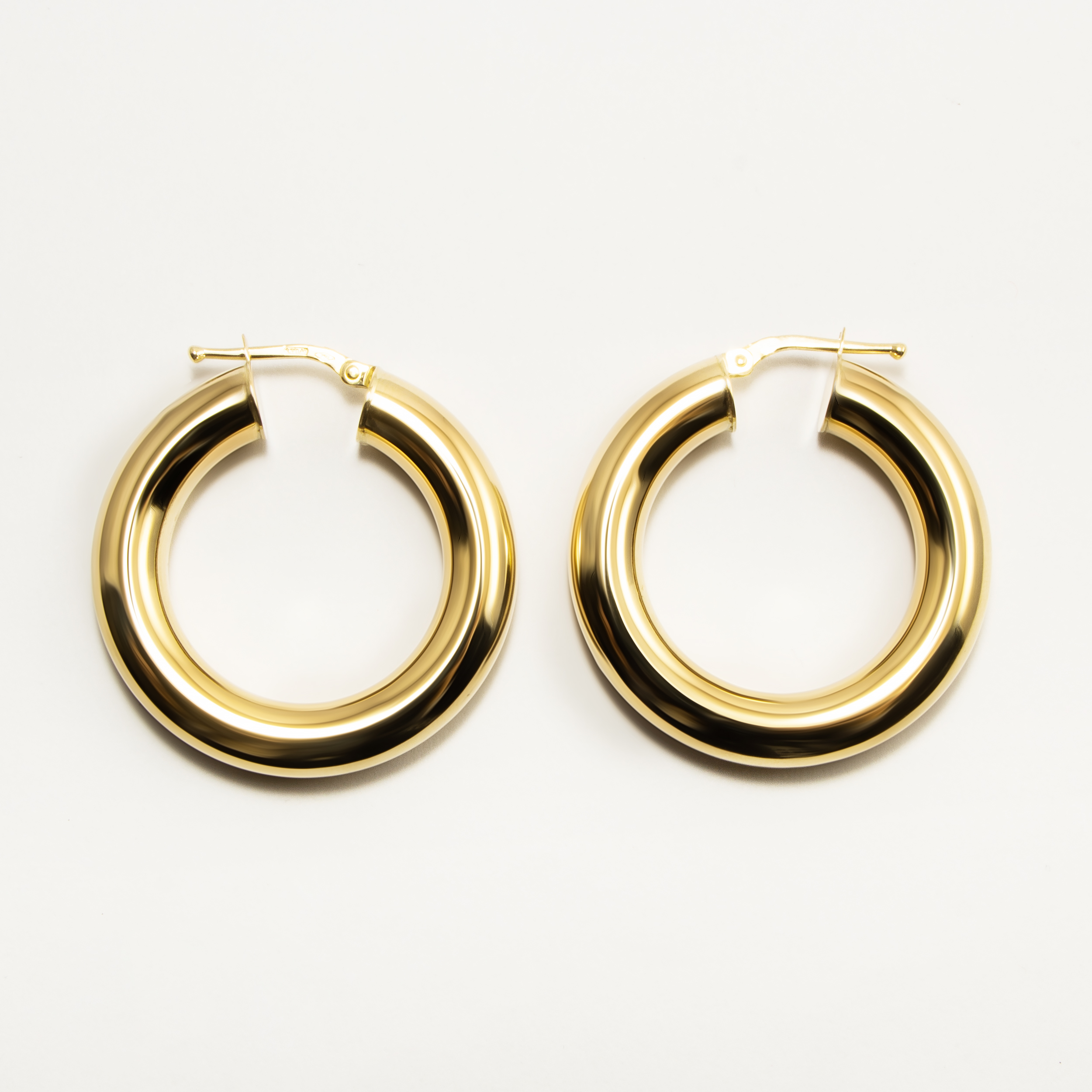 Orecchini Cerchio Bombati Oro18Kt