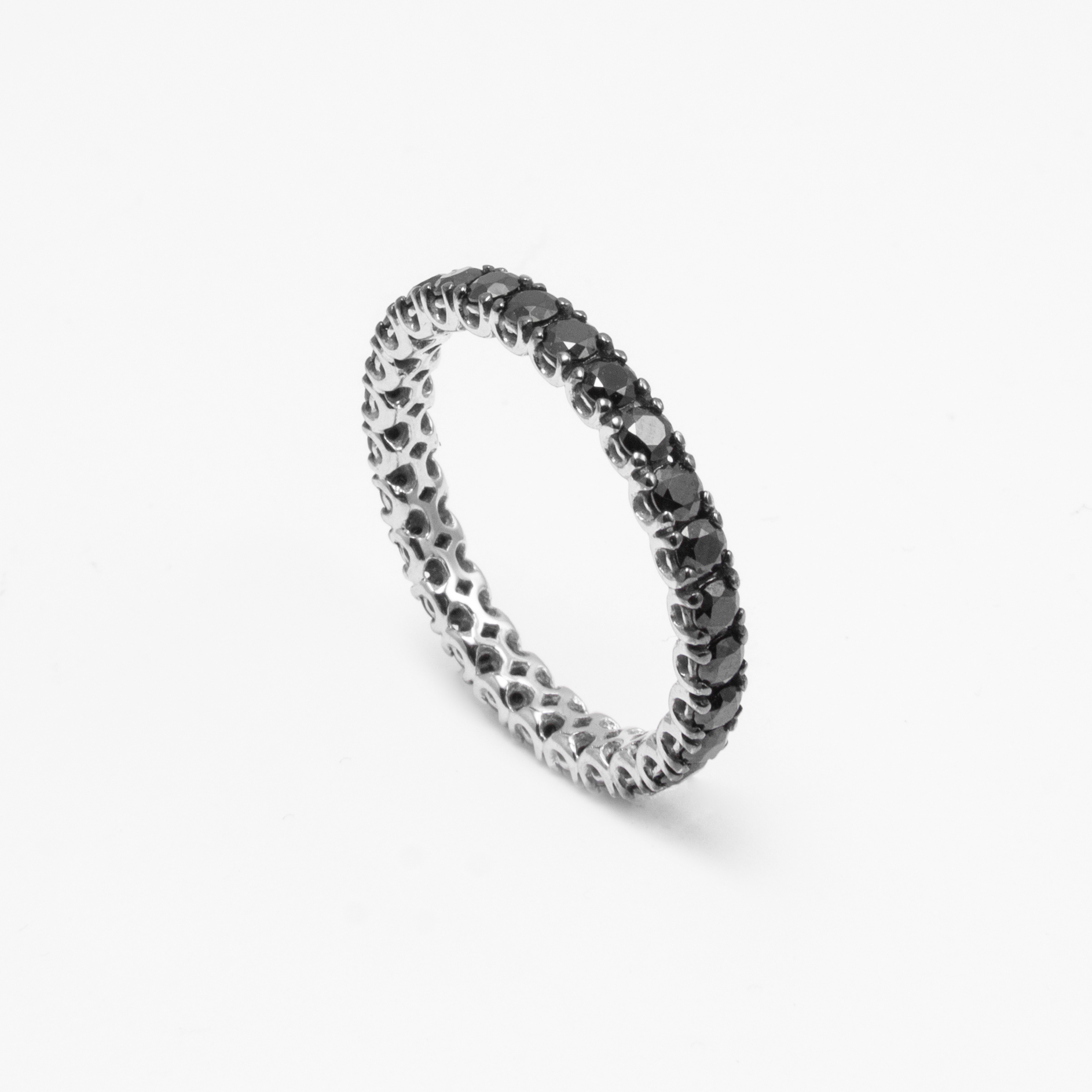 Anello Eternity Oro18kt e Zirconi