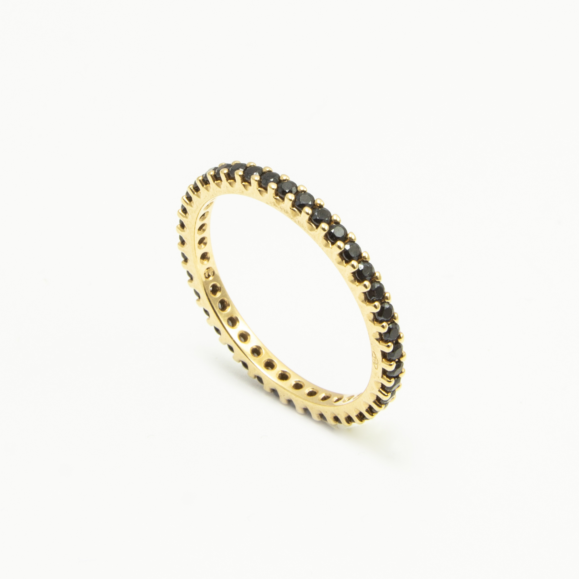 Anello Eternity Oro18kt e Zirconi