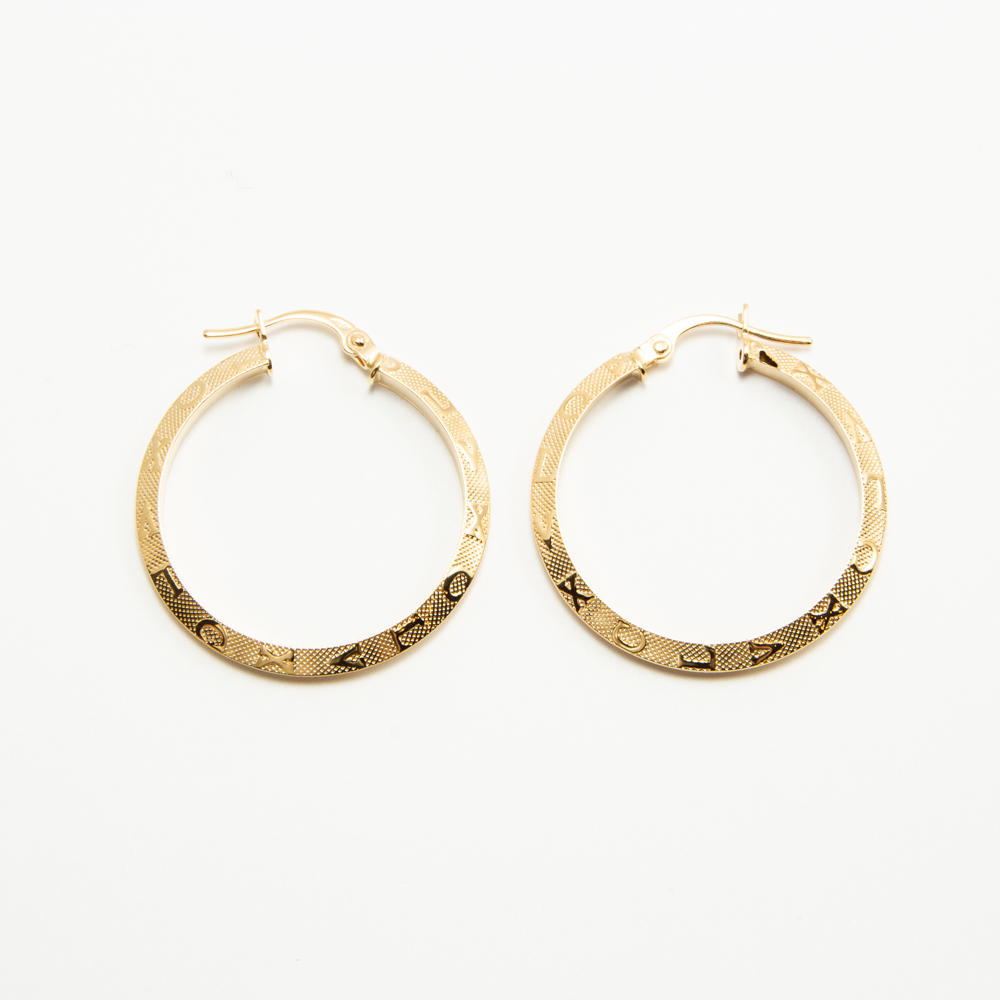 Orecchini Onda Greca Oro18Kt