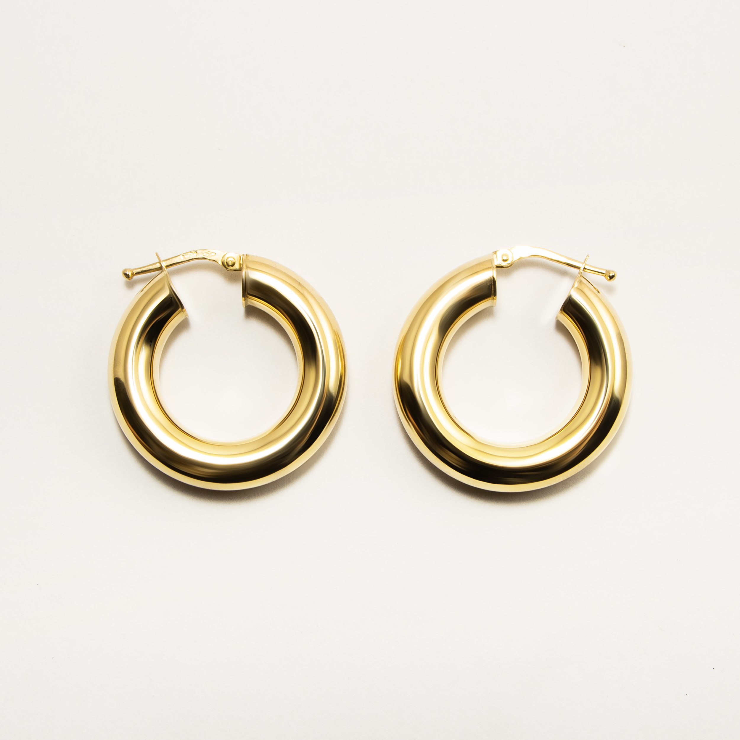 Orecchini Cerchio Spessi Oro18Kt Gioielleria Marchi Carlo