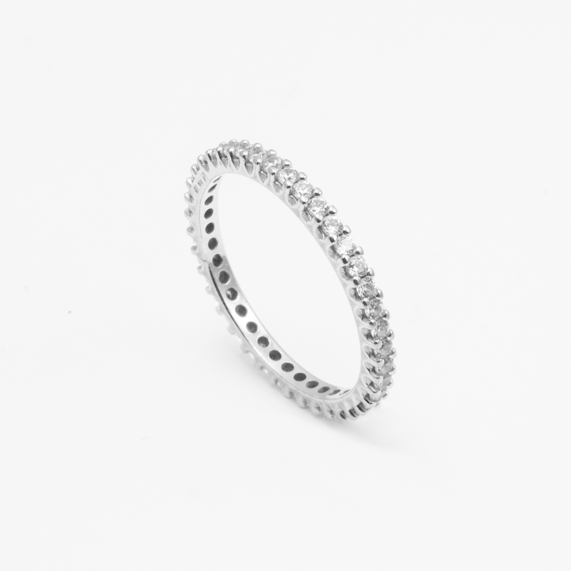 Anello Eternity Oro18kt e Zirconi