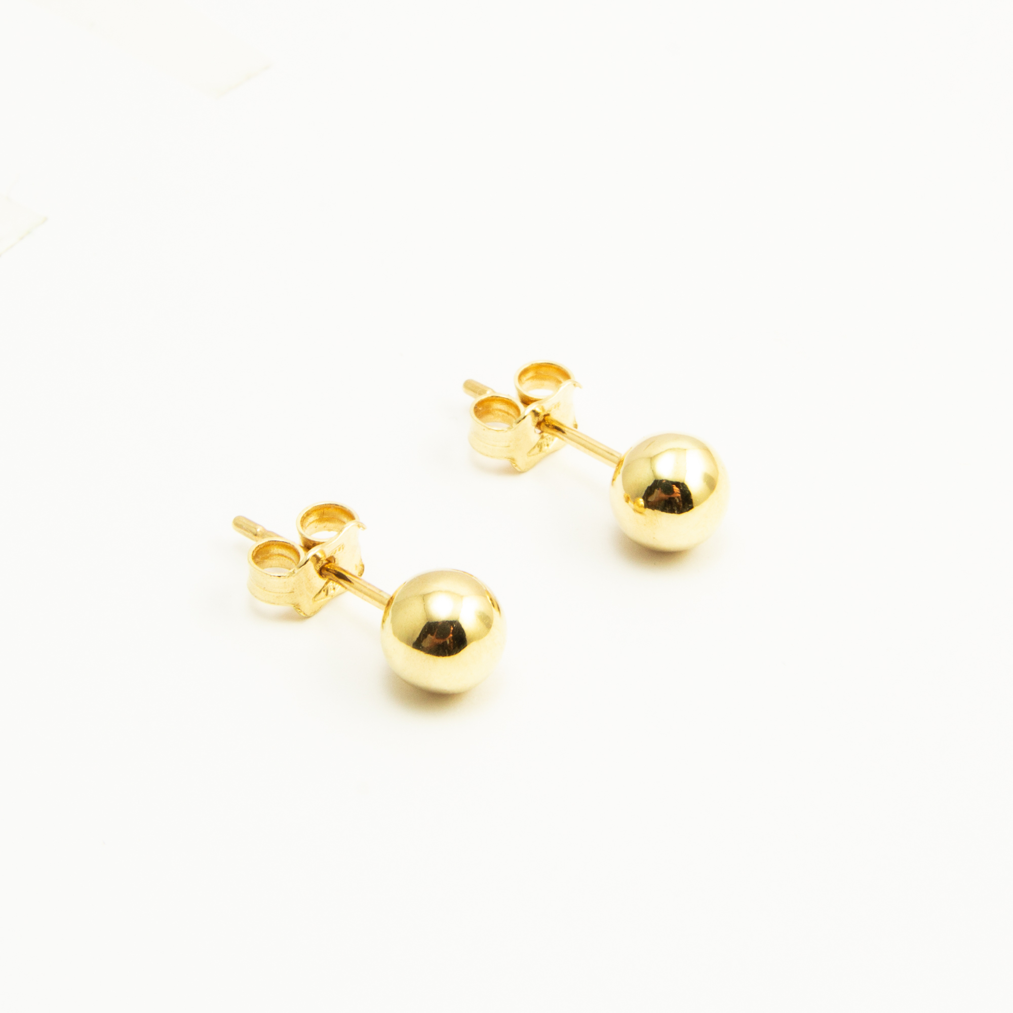 Orecchini A Perno 14kt Oro Giallo 585 - Simbolo Infinito, Regalo In Confezione Prins