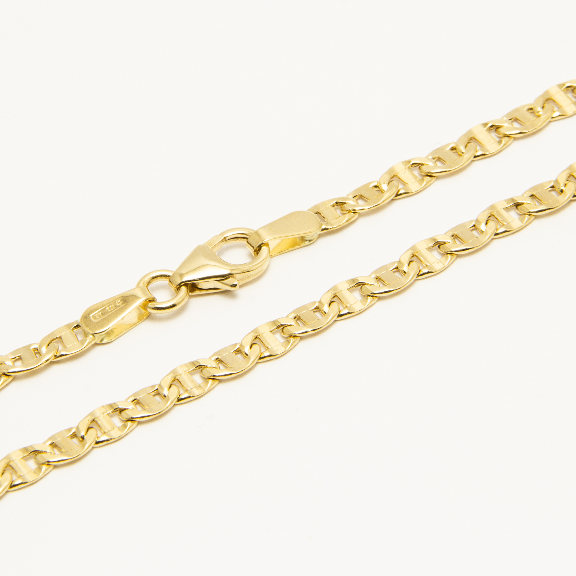 Catena Maglia Traversino Oro Giallo 18 Kt Cm 50 (19,7 In) Unisex Donna Uomo