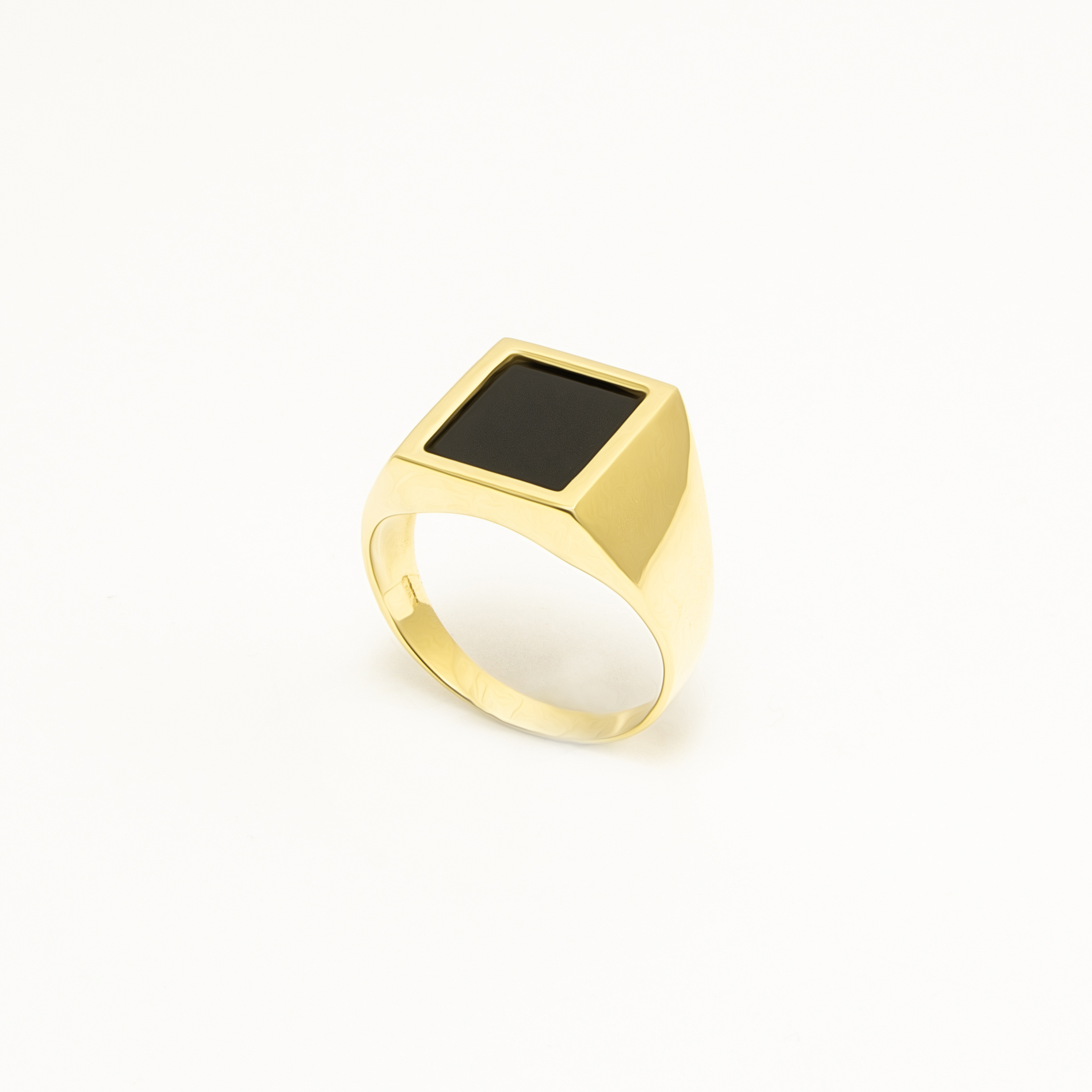 Anello Uomo Onice e Oro18kt Gioielleria Marchi Carlo