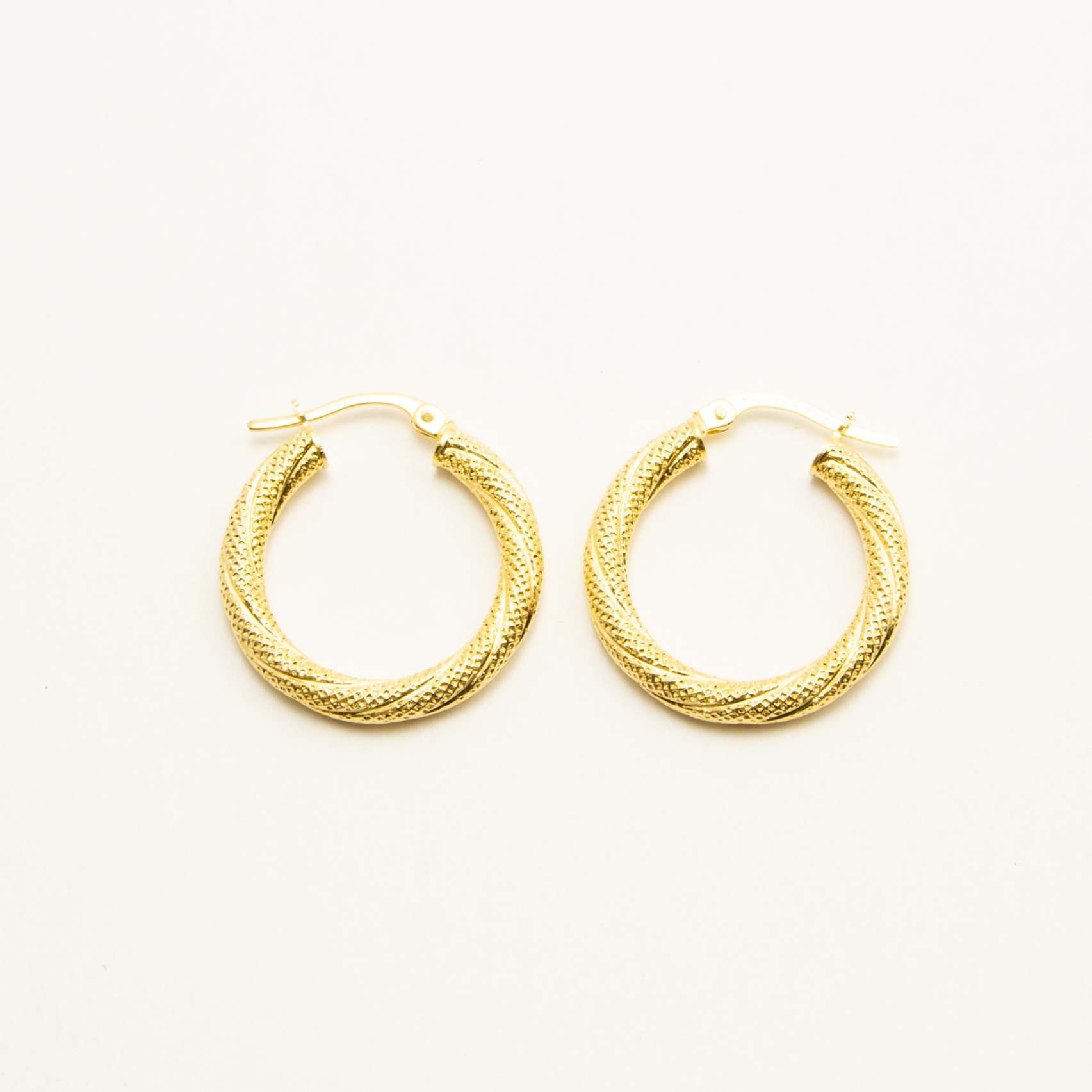 Orecchini Torchon Oro18Kt cm 2.10