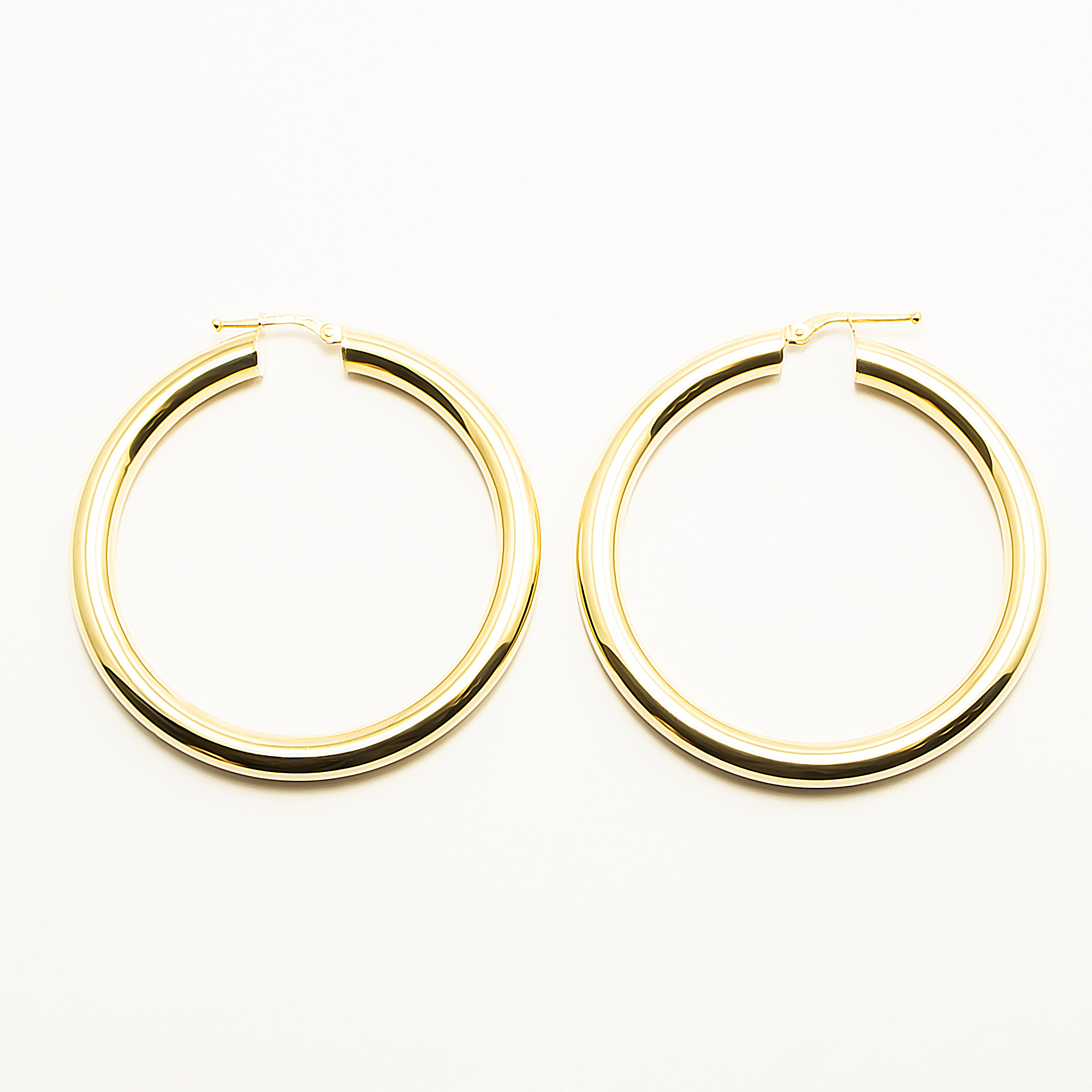 Grandi Orecchini Oro18Kt cm 4.70