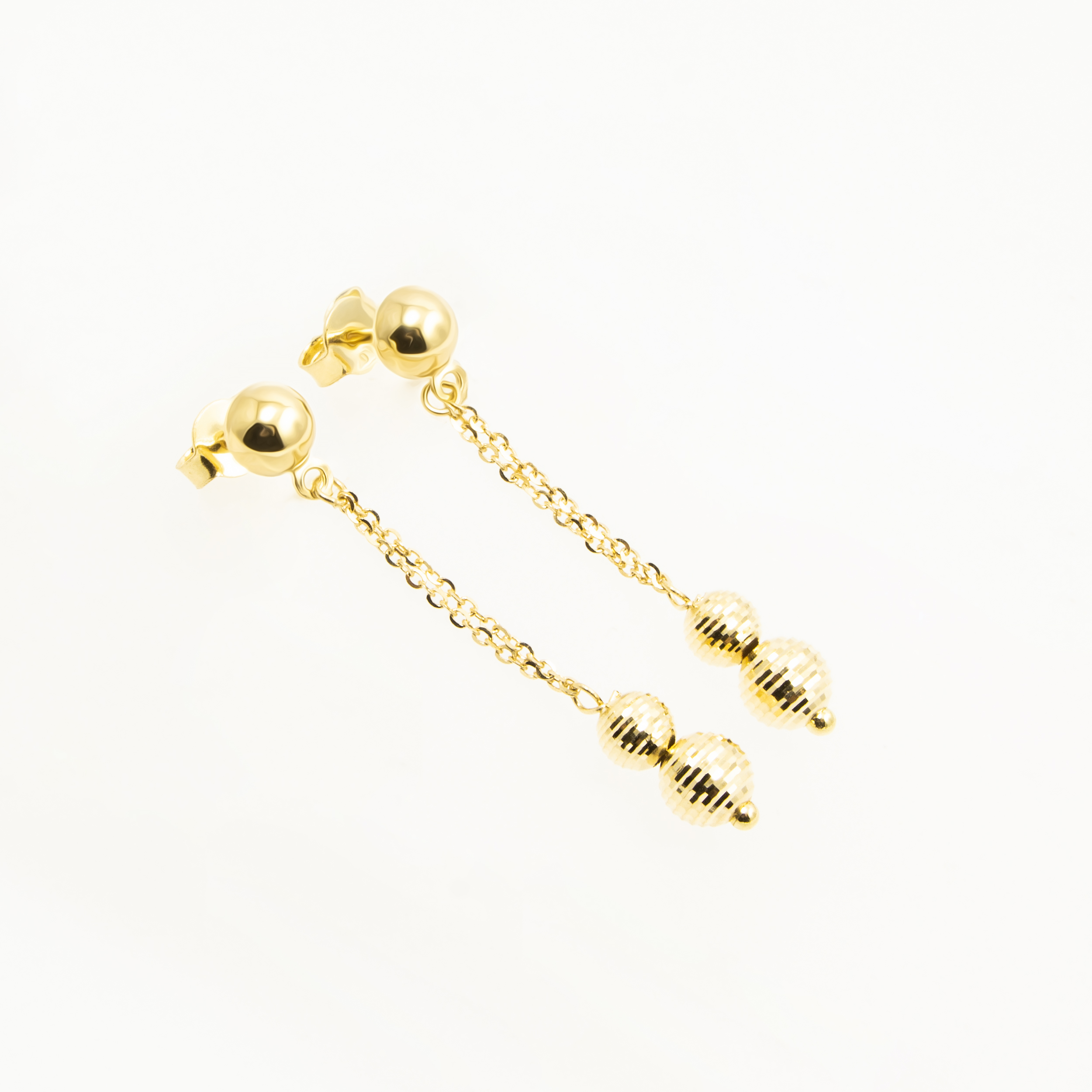 Orecchini Sfere Oro18Kt