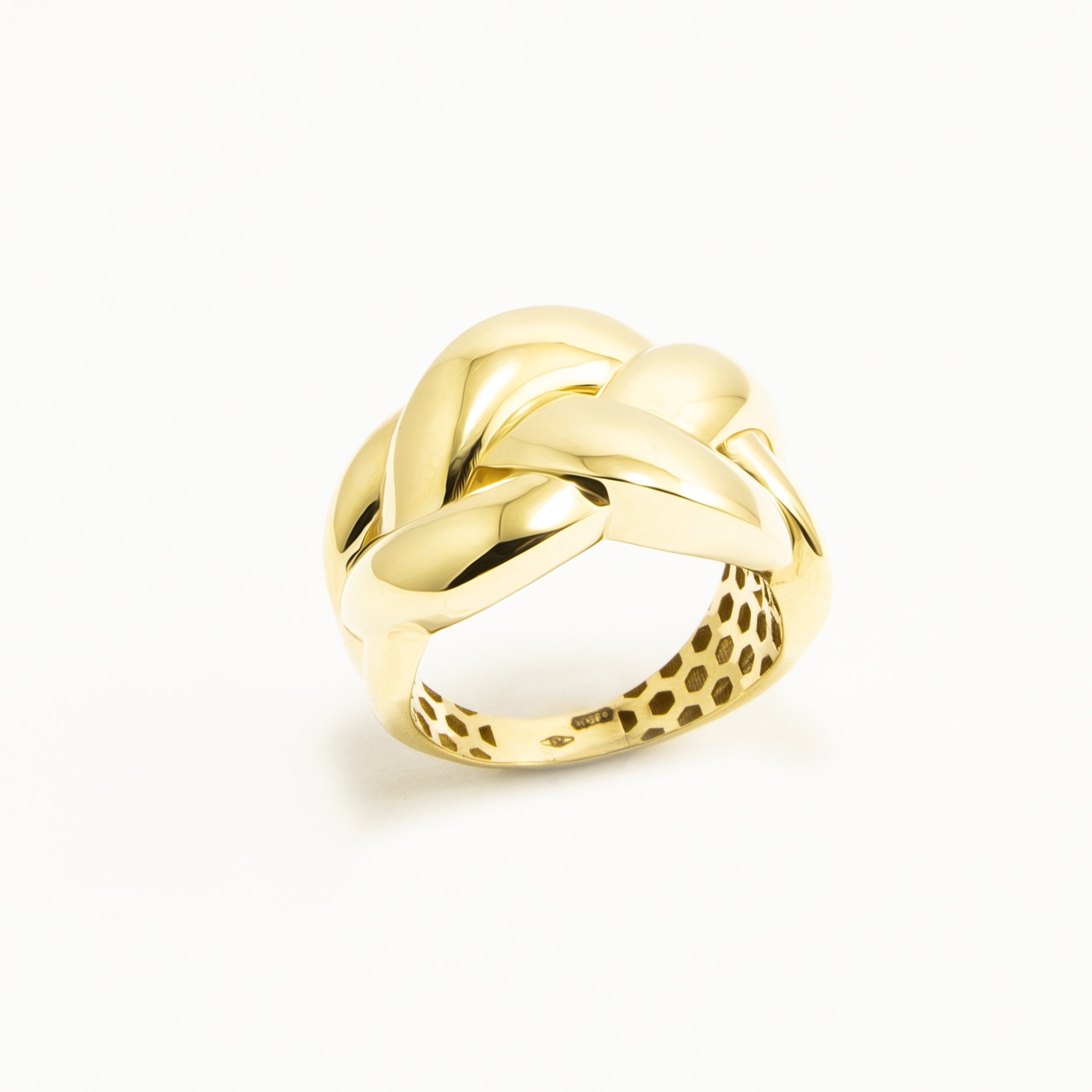 Anello Treccia in Oro 18kt