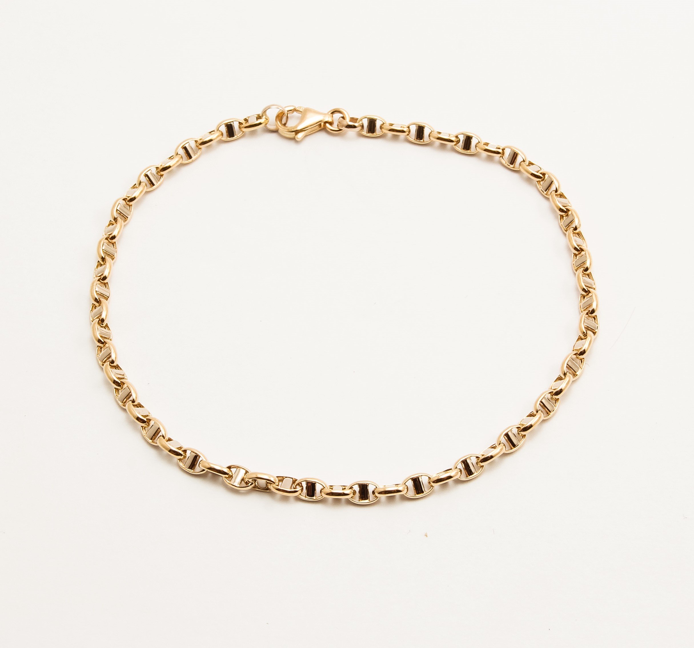 Bracciale Bicolore 18kt Uomo
