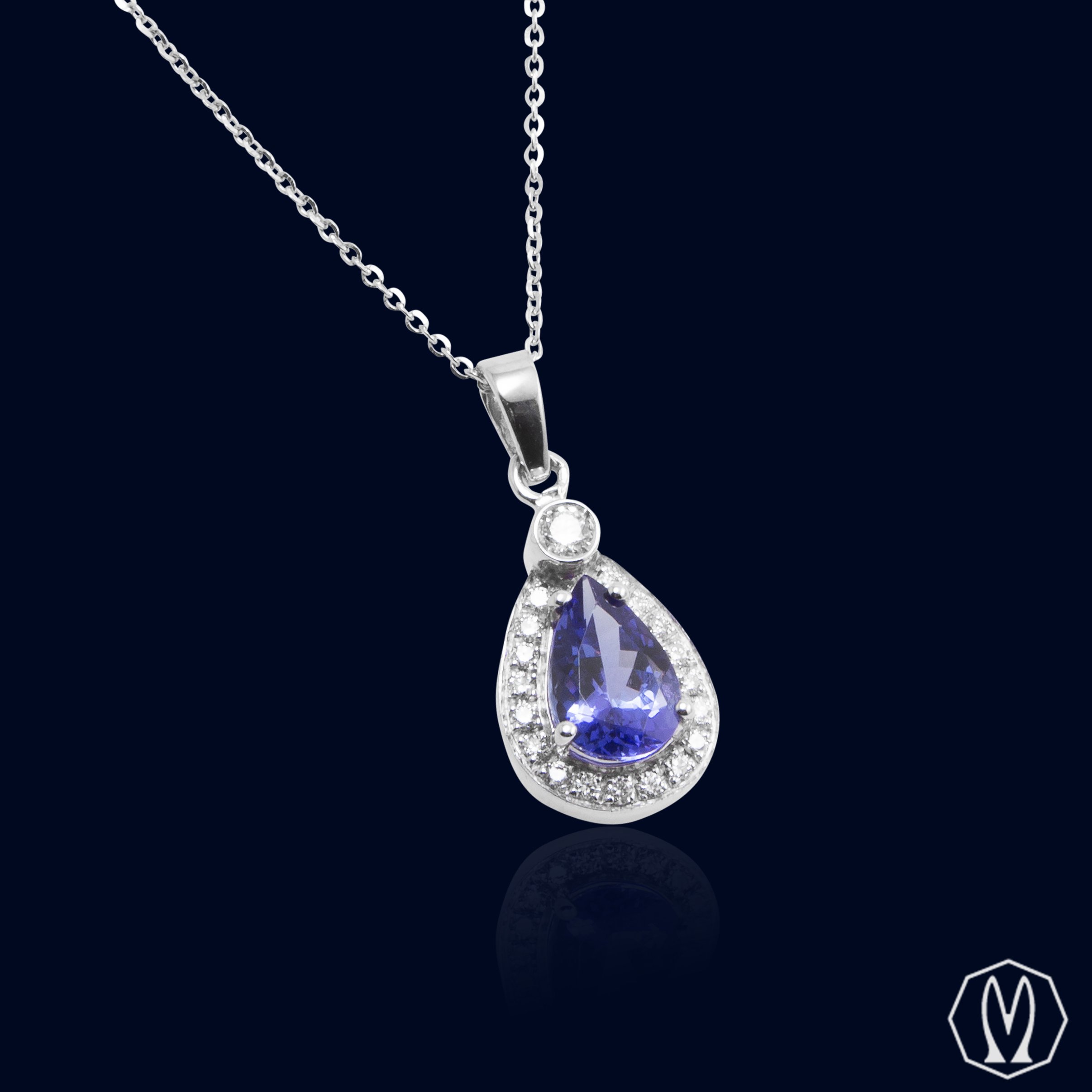 Girocollo Tanzanite e Diamanti