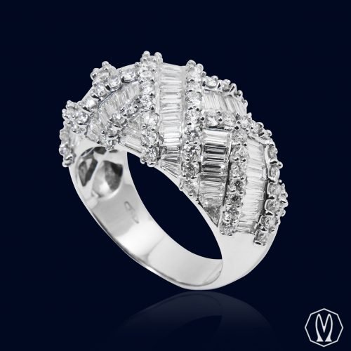 Fascia Diamanti e Oro 18kt