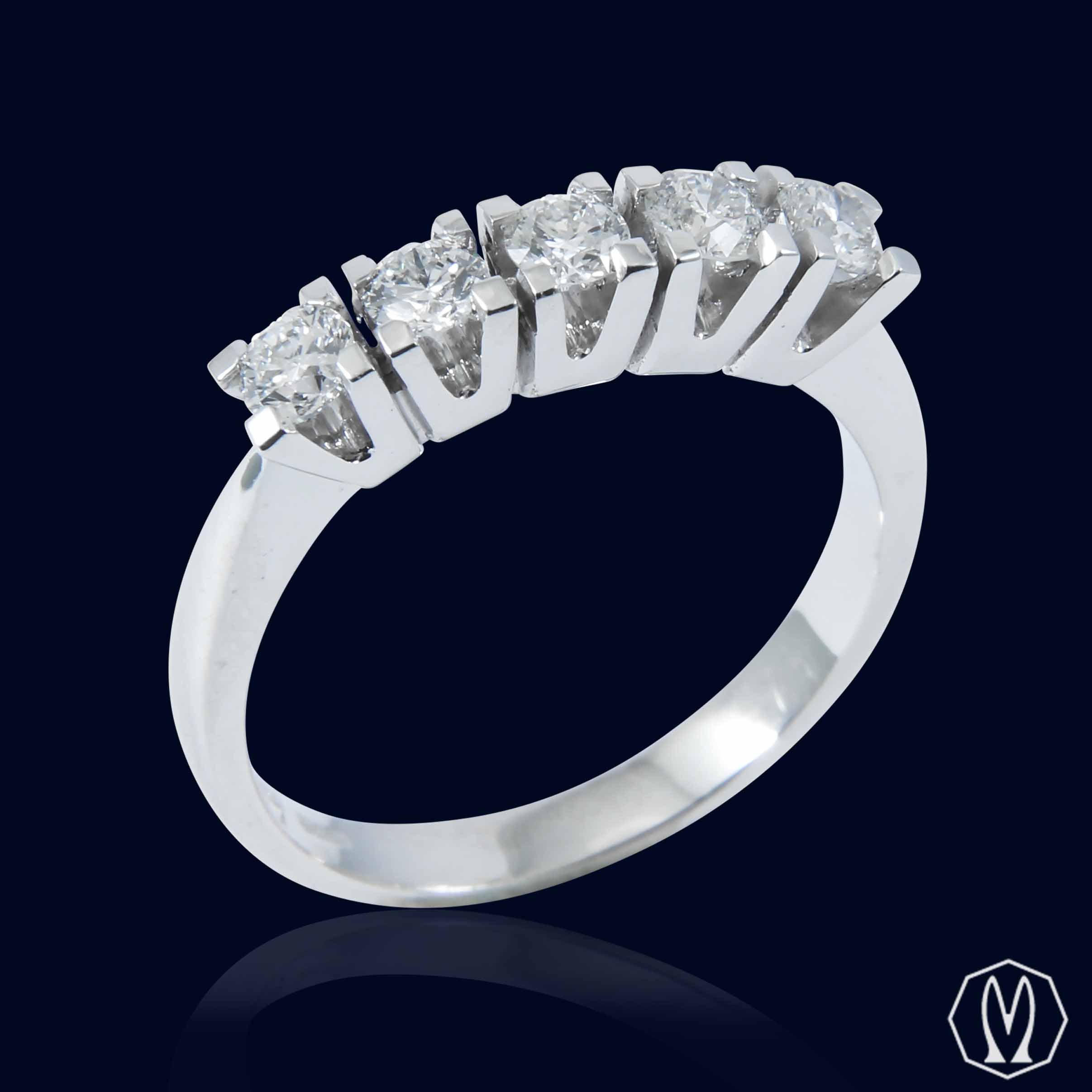 Riviera 5 Diamanti e Oro18kt