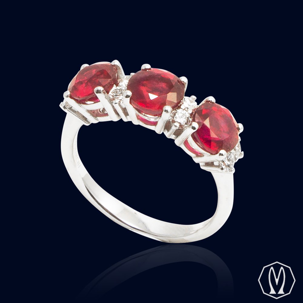 Riviera Rubini e Diamanti Oro18kt