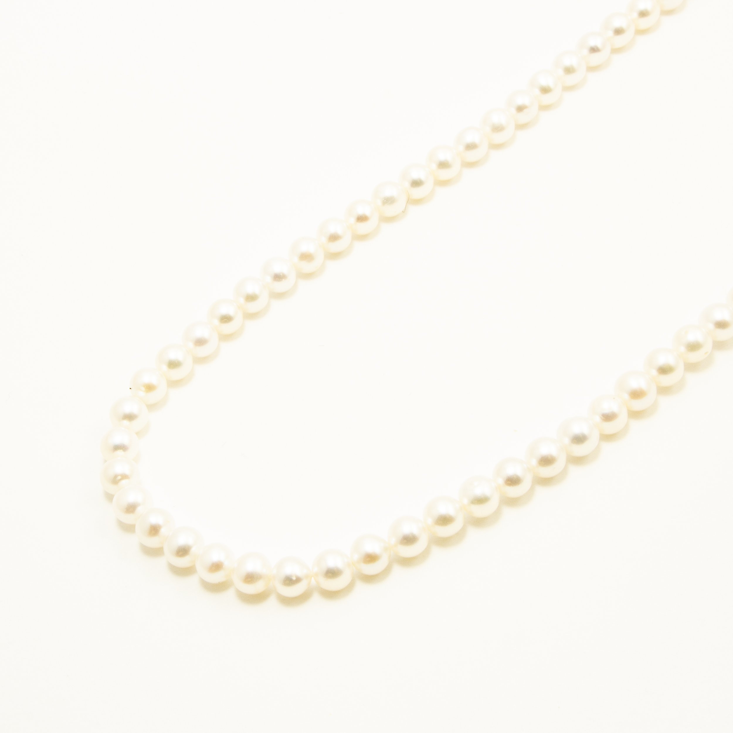 Collana In Perle Extra e Oro 18kt
