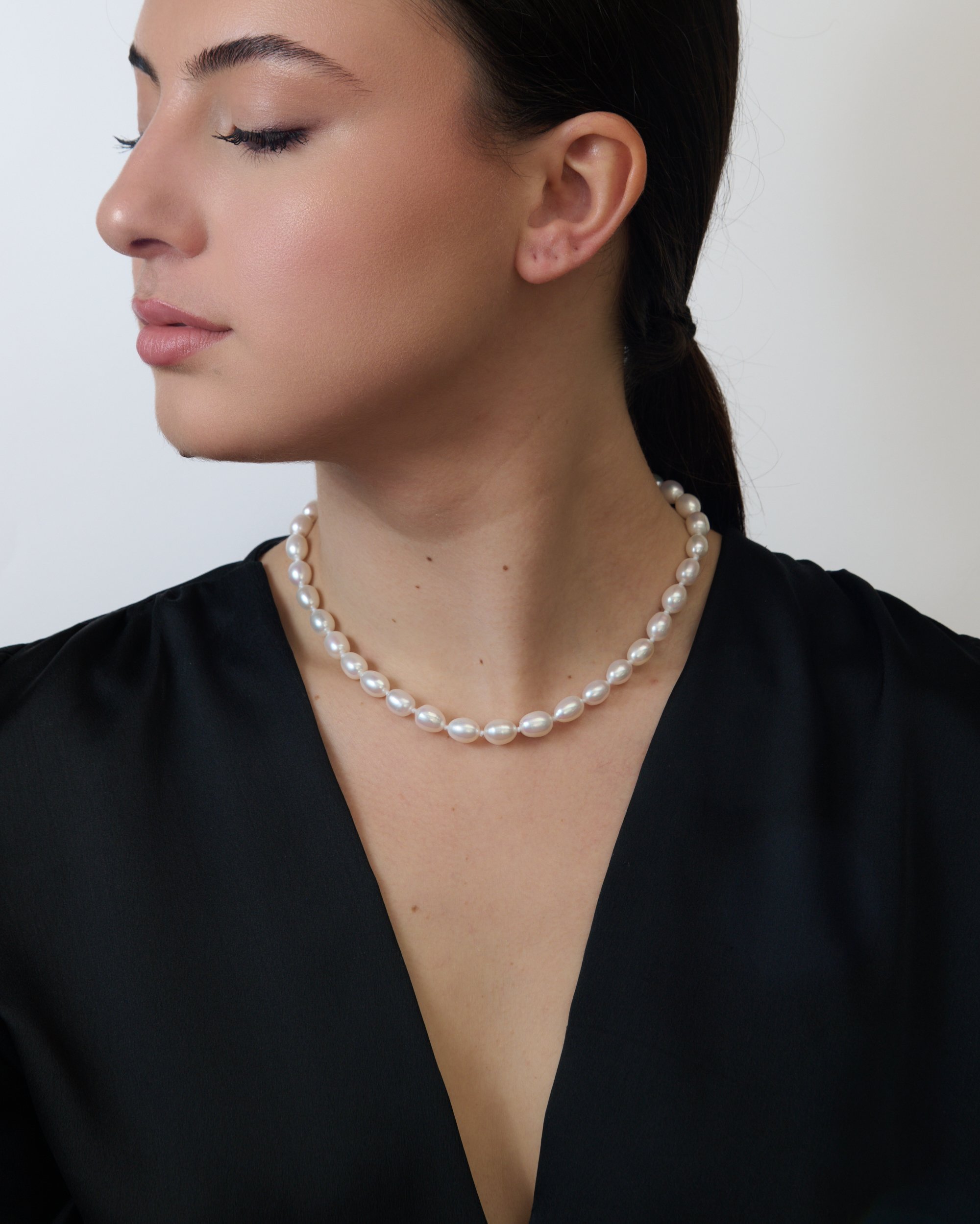 Collana In Perle Coltivate e Argento 925‰