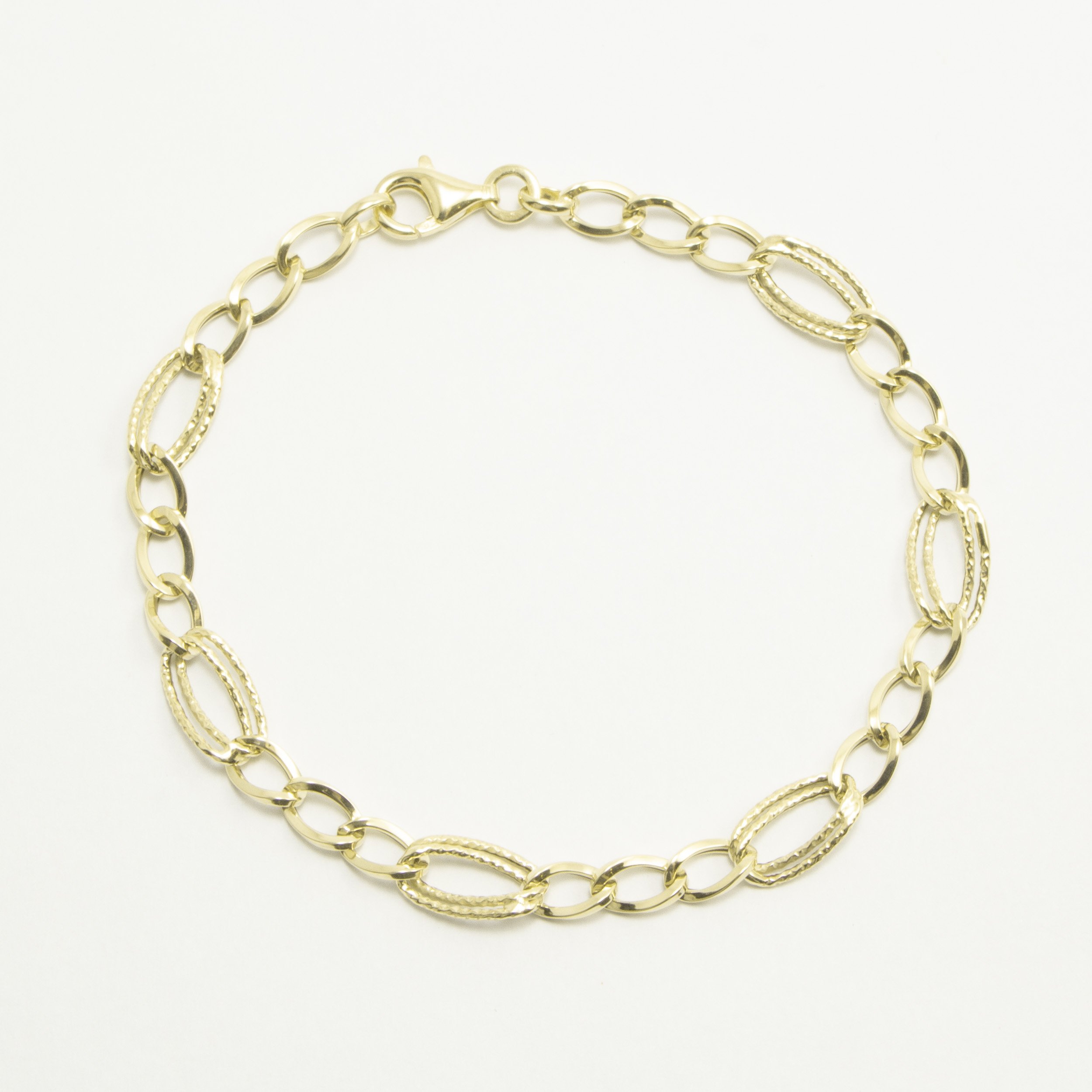Bracciale Anelli in Oro 9 kt