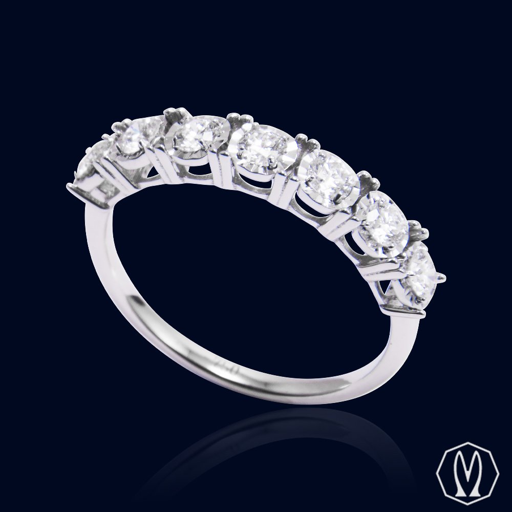 Riviera Luce Amplificata 7 Diamanti  Oro18kt