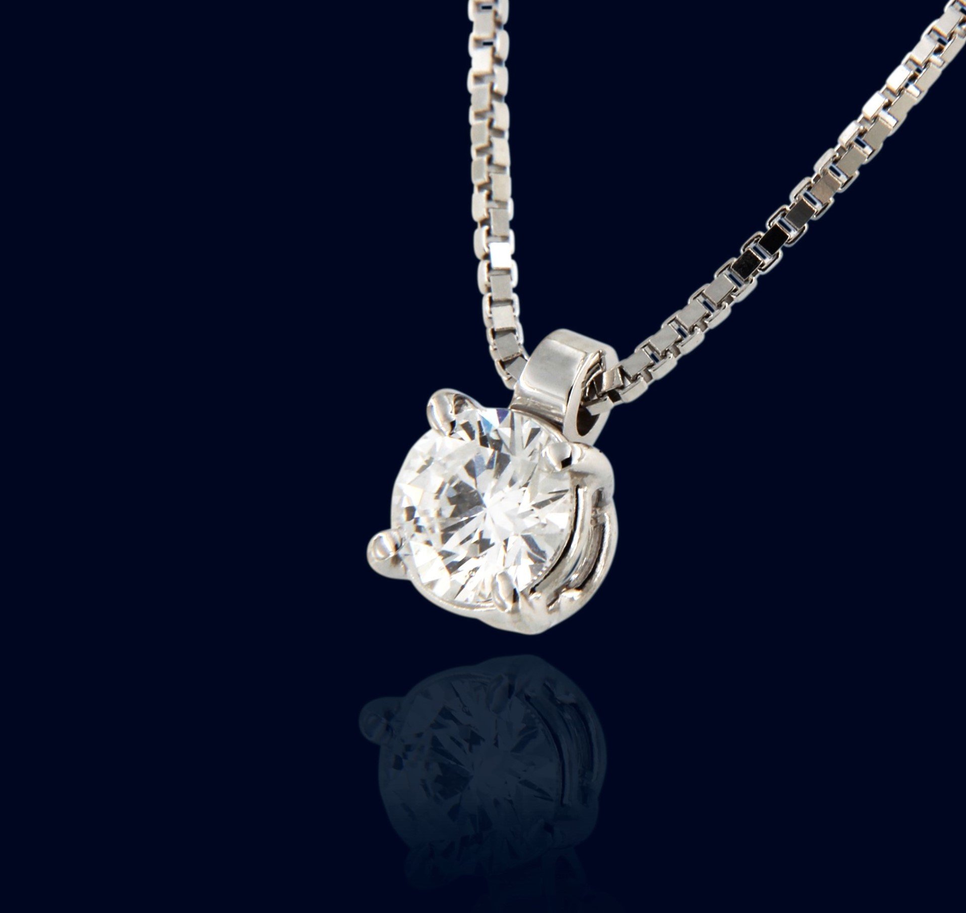 Girocollo Diamante Lab Grown Ct 1,03