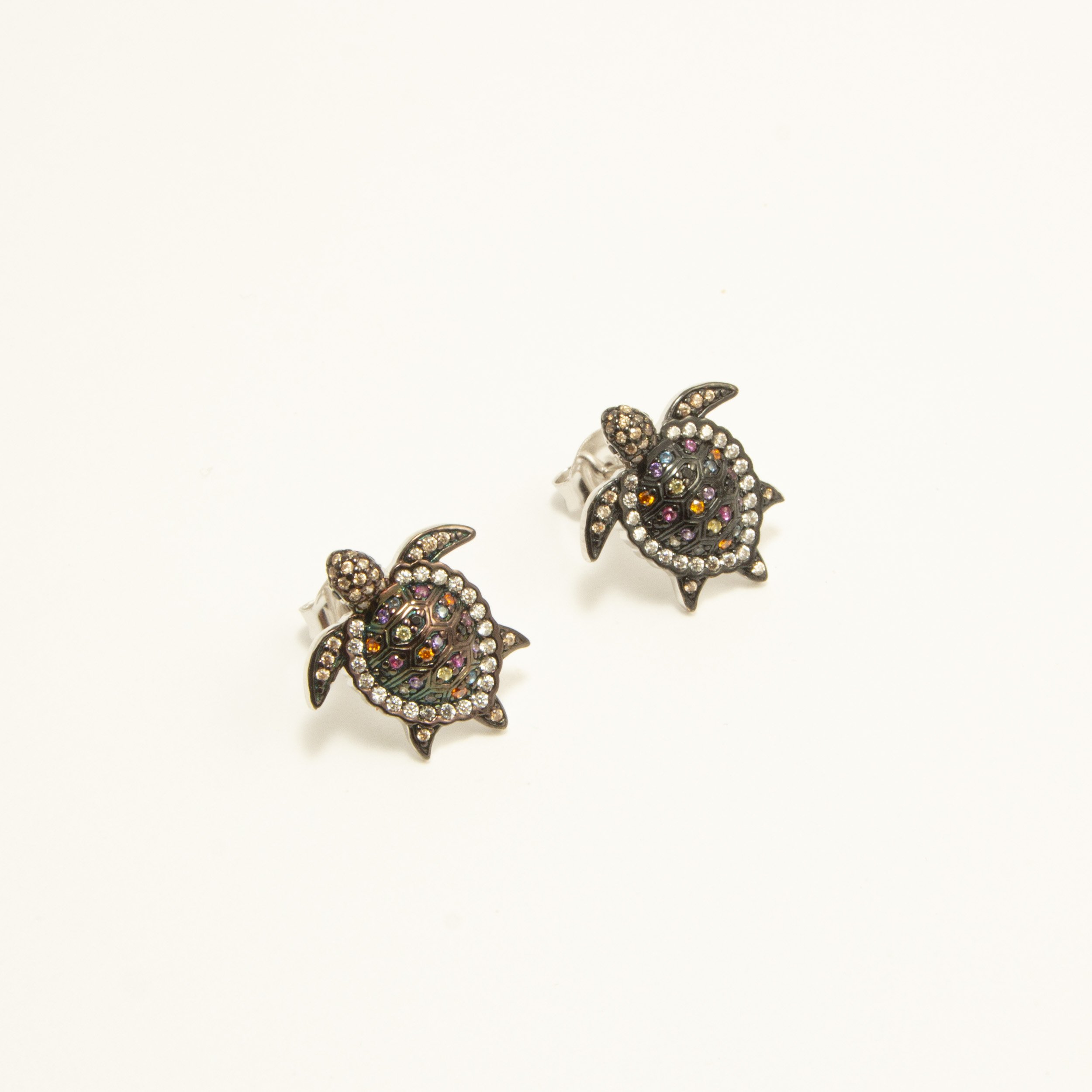 Orecchini Tartaruga in Argento 925‰ e Zirconi